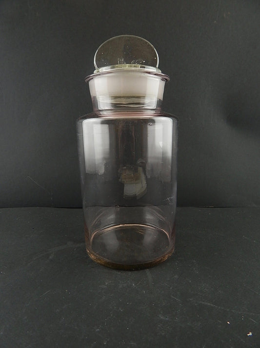 ANTICO VASO ALBARELLO VETRO SOFFIATO ALTARE FARMACIA DROGHERIA A109