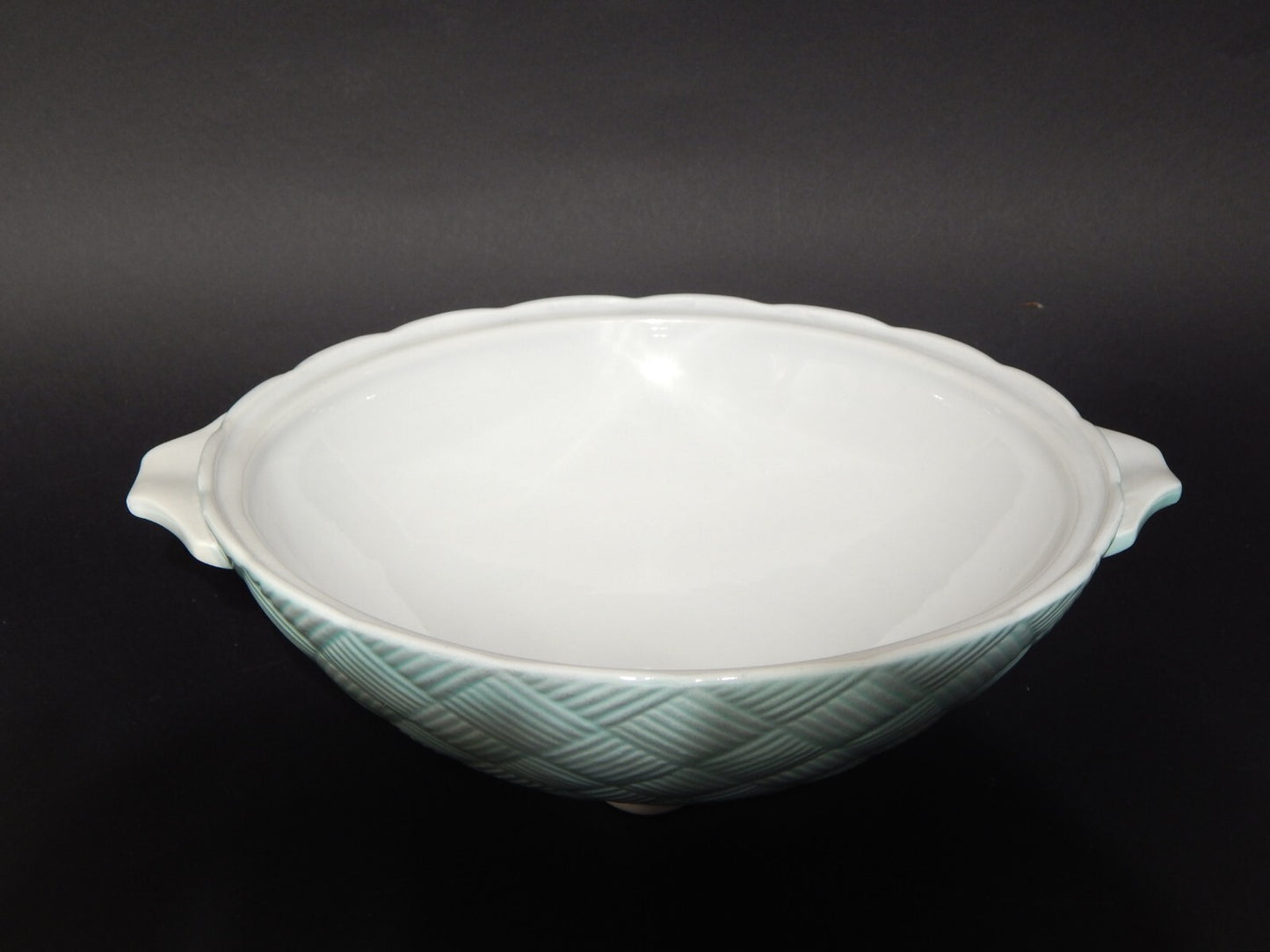 ART DECO CENTROTAVOLA ZUPPIERA BISCOTTIERA CERAMICA GALVANI PORDENONE ANNI '30 #