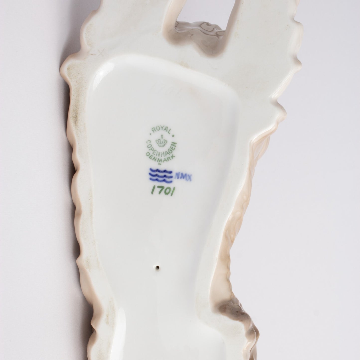 STATUINA GRANDE PORCELLANA ROYAL COPENHAGEN "Collie" 1701 ORIGINALE HANDMADE