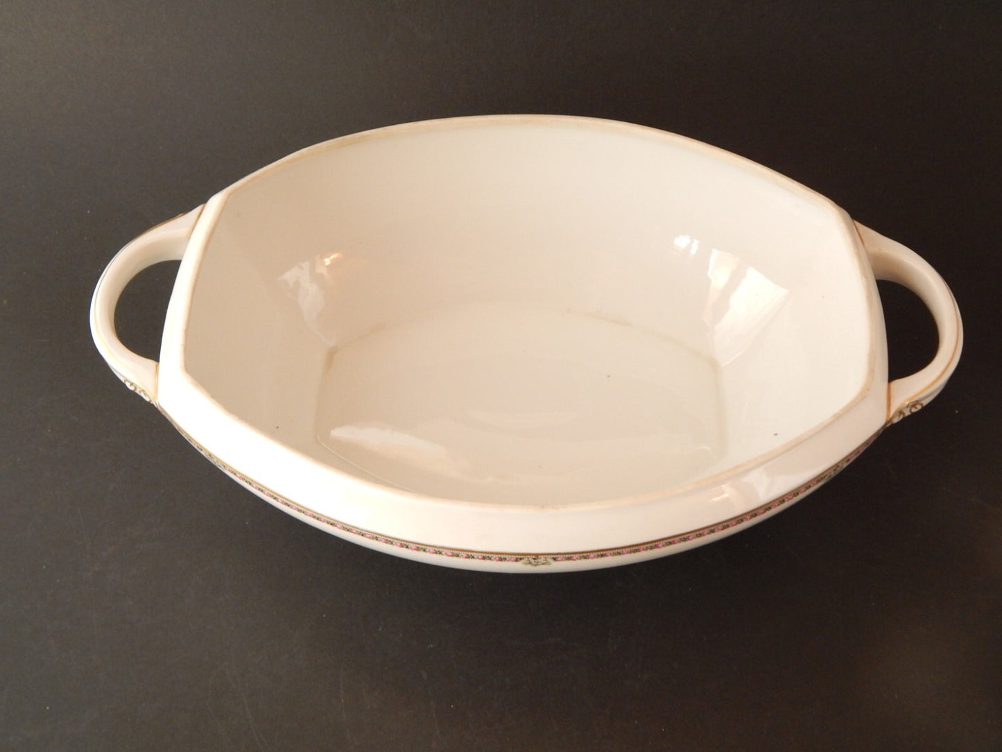 ANTICA ART DECO ZUPPIERA CENTROTAVOLA PORCELLANA HEINRICH &CO BAVARIA LA FAYETTE