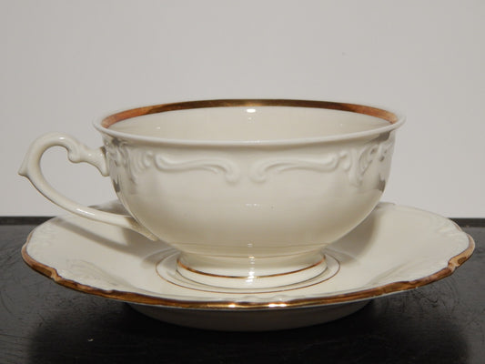 ANTICA TAZZA DA TE' PORCELLANA WINTERLING BAVARIA MODELLATA A ROCAILLE