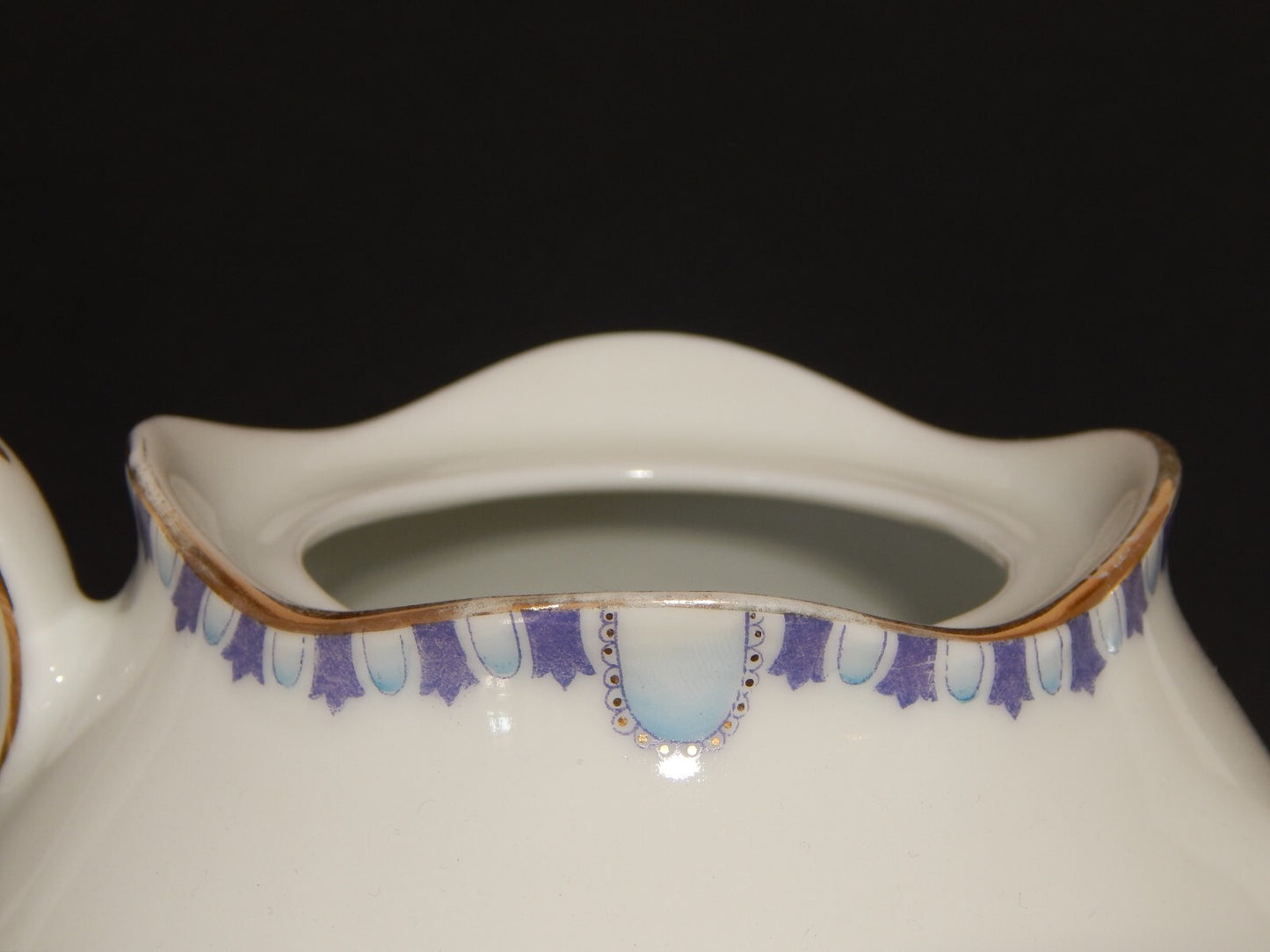 ANTICA LIBERTY DEL 1910 PREZIOSA TEIERA PORCELLANA J.Z.& CO PRE-ROSENTHAL