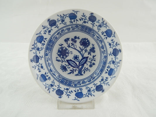 VINTAGE CIOTOLA SVUOTATASCHE PORCELLANA SELTMANN WEIDEN CIPOLLA BIANCO BLU