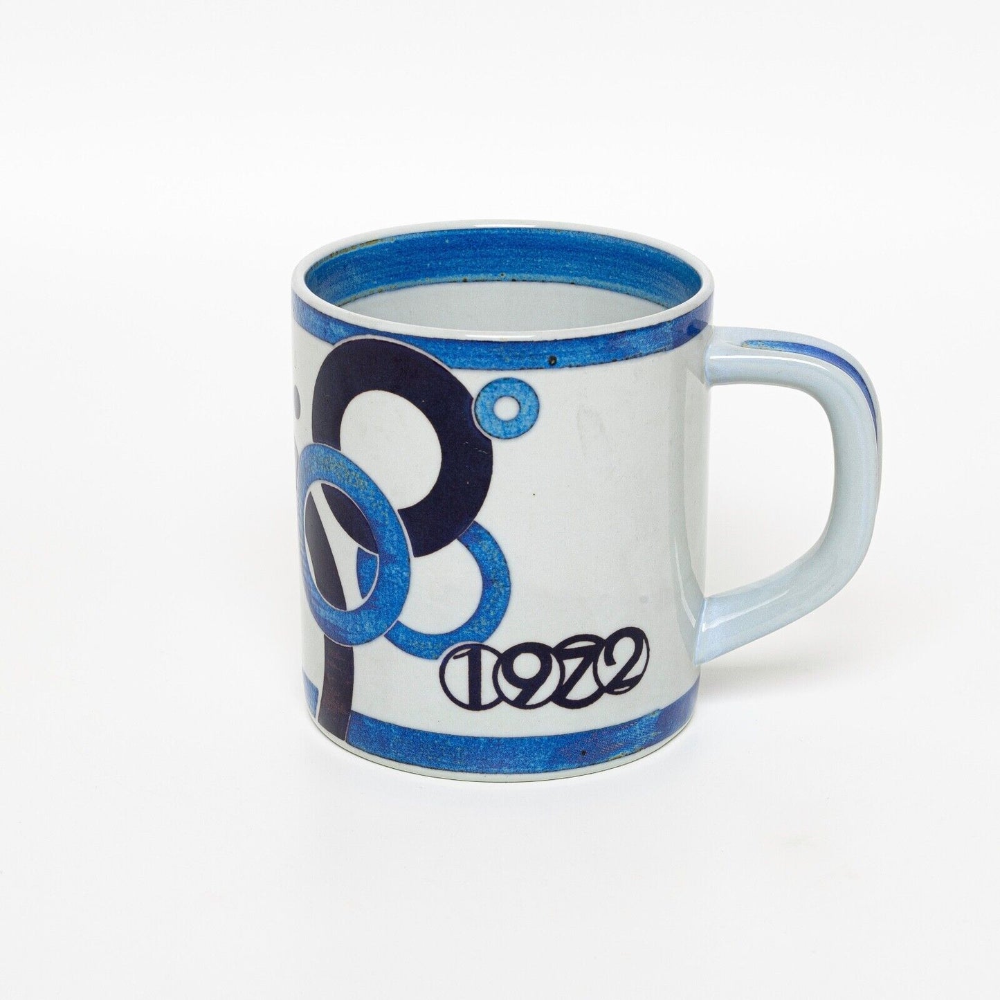 ROYAL COPENHAGEN TAZZA ANNUALE 1972 GRANDE, PORTAPENNE PORTAUTENSILI CERAMICA