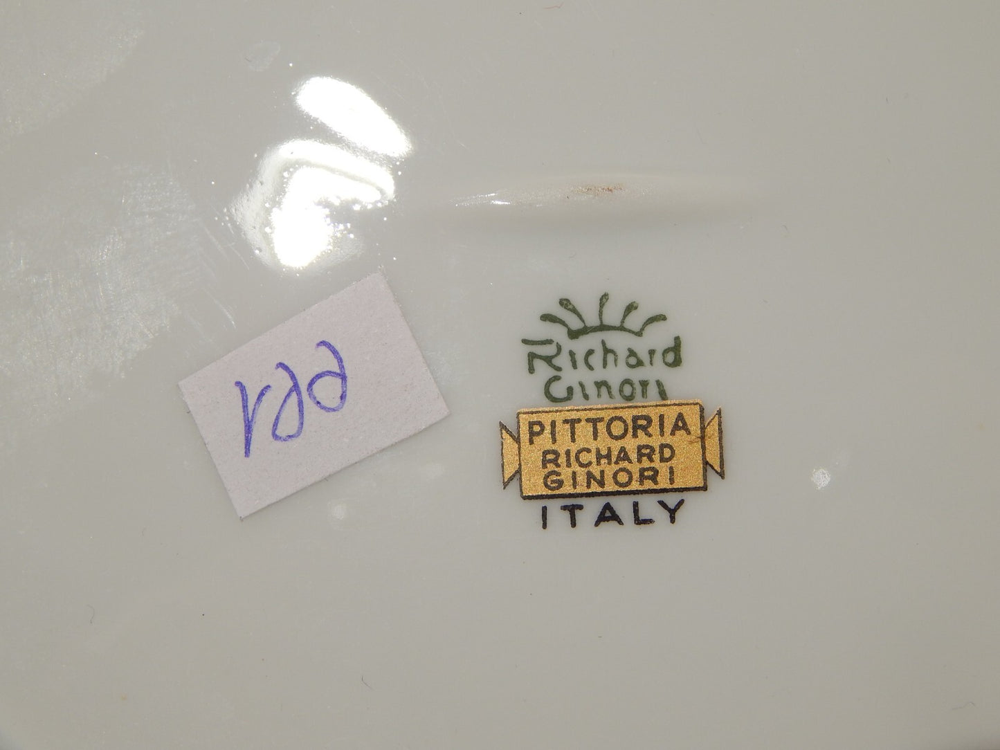 PREZIOSA RICHARD GINORI PITTORIA DOCCIA MARESCIALLA VASSOIO PORCELLANA