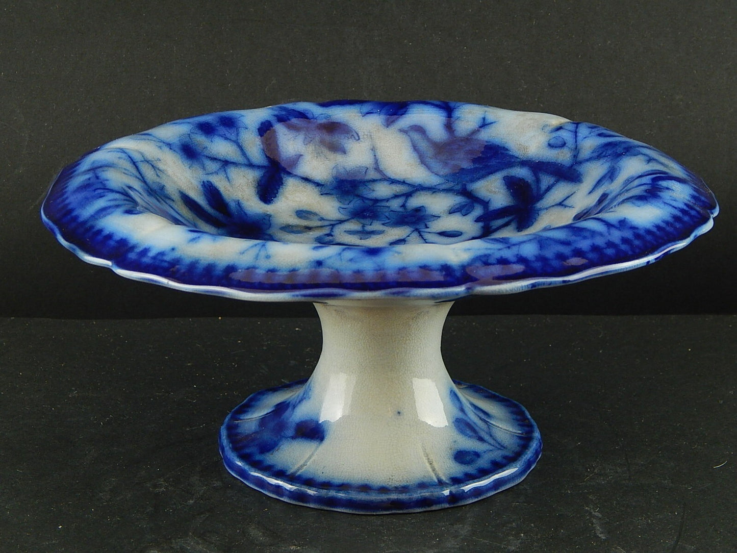 ANTICO PRIMO 800 ALZATA PORCELLANA VILLEROY&BOCH DECORO BLUE FLOW FASAN W&B A643