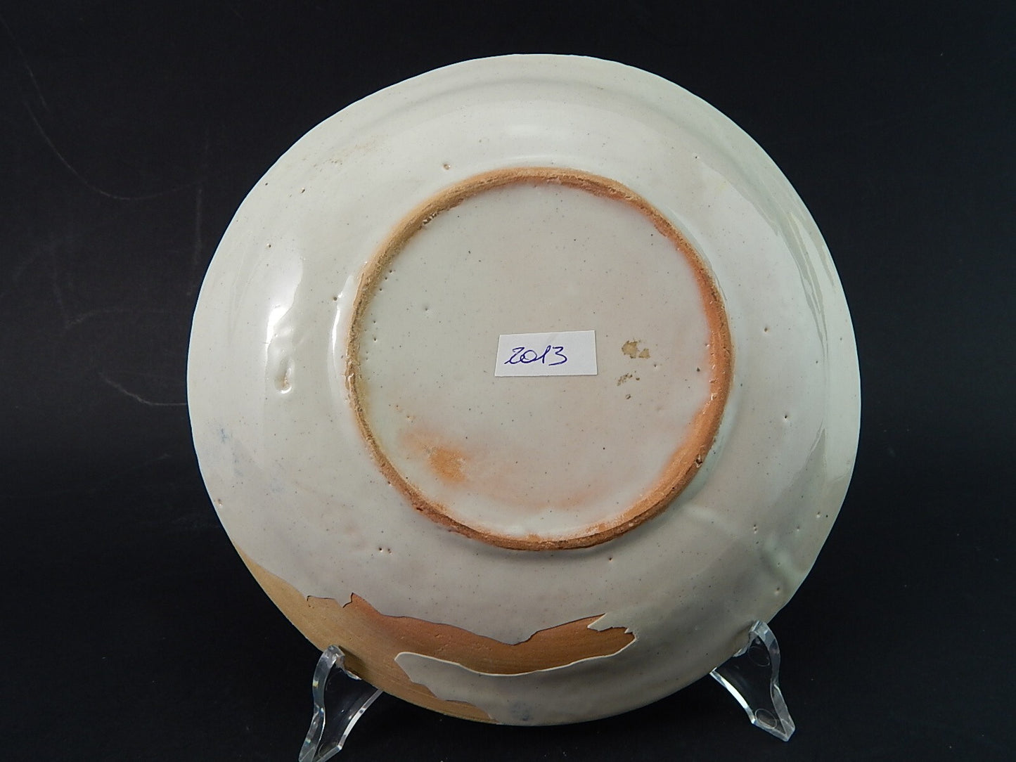 ARTE POVERA PIATTO CERAMICA SPAGNOLA CATALANA GUIVERNAU PRIMA META' 900 #2013