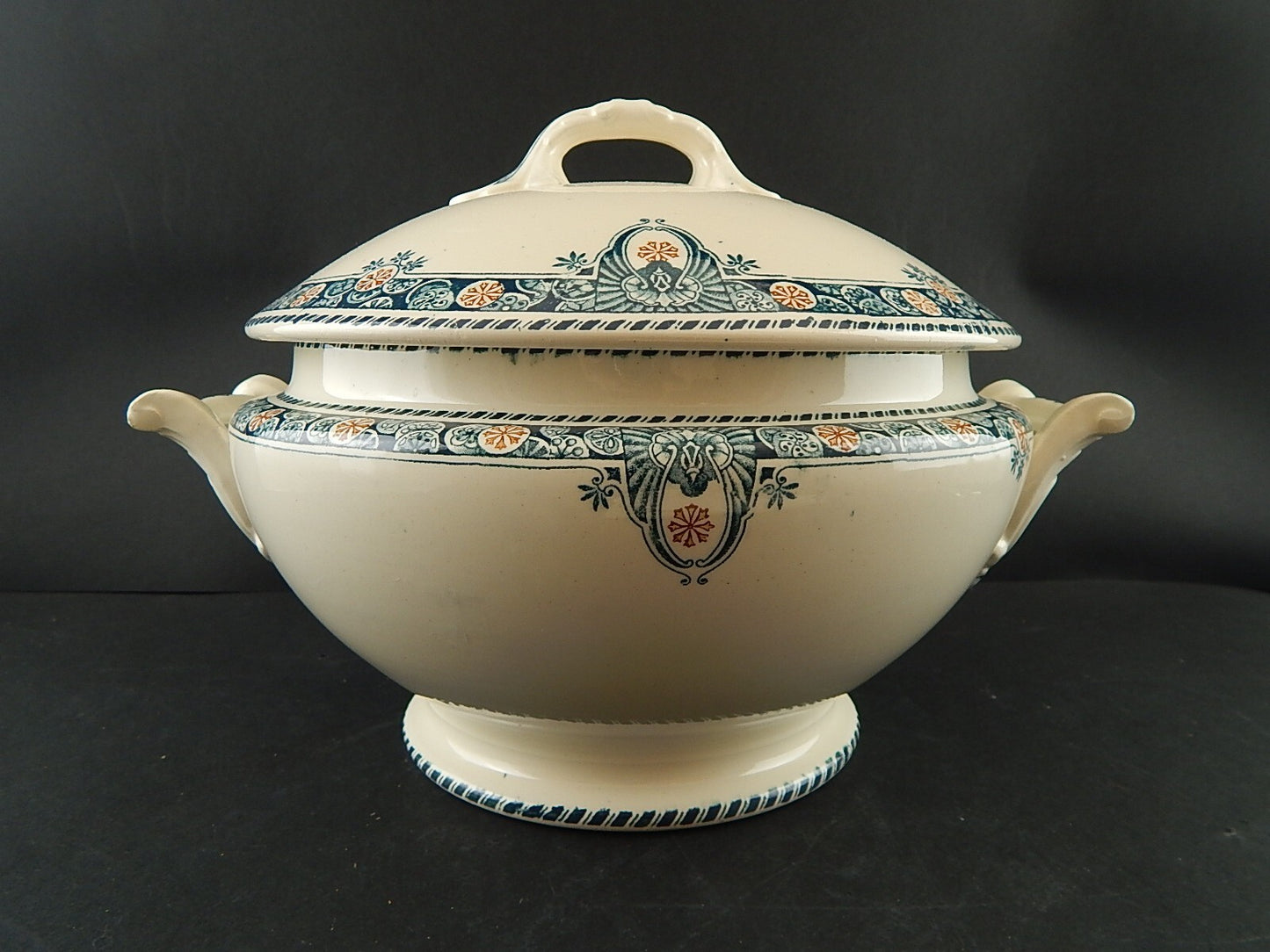 ANTICO RARO SERVIZIO PIATTI TAVOLA LIBERTY CERAMICA LONGWY MODELLO LONDRES