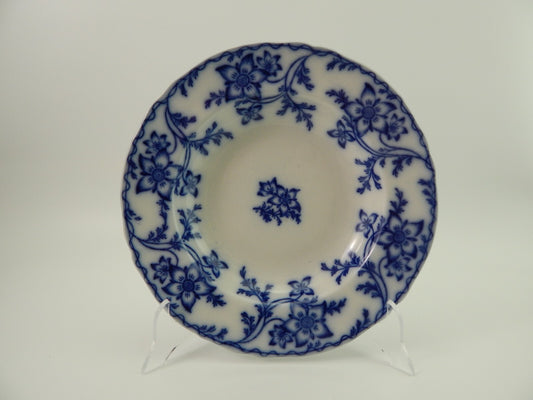 ANTICO RARO PIATTO FONDO PORCELLANA MINTON 1830 STAFFORDSHIRE DECORO ANEMONE