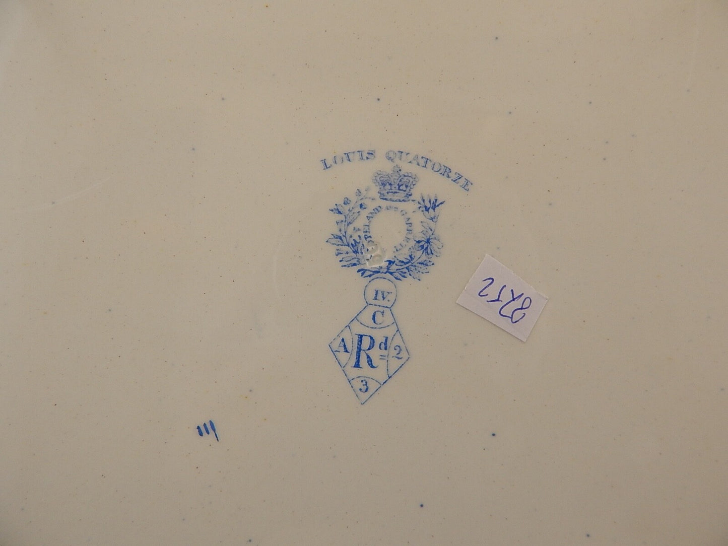 COPELAND & GARRETT 1844 ANTICO RARO PREZIOSO VASSOIO CERAMICA LOUIS QUATORZE ##