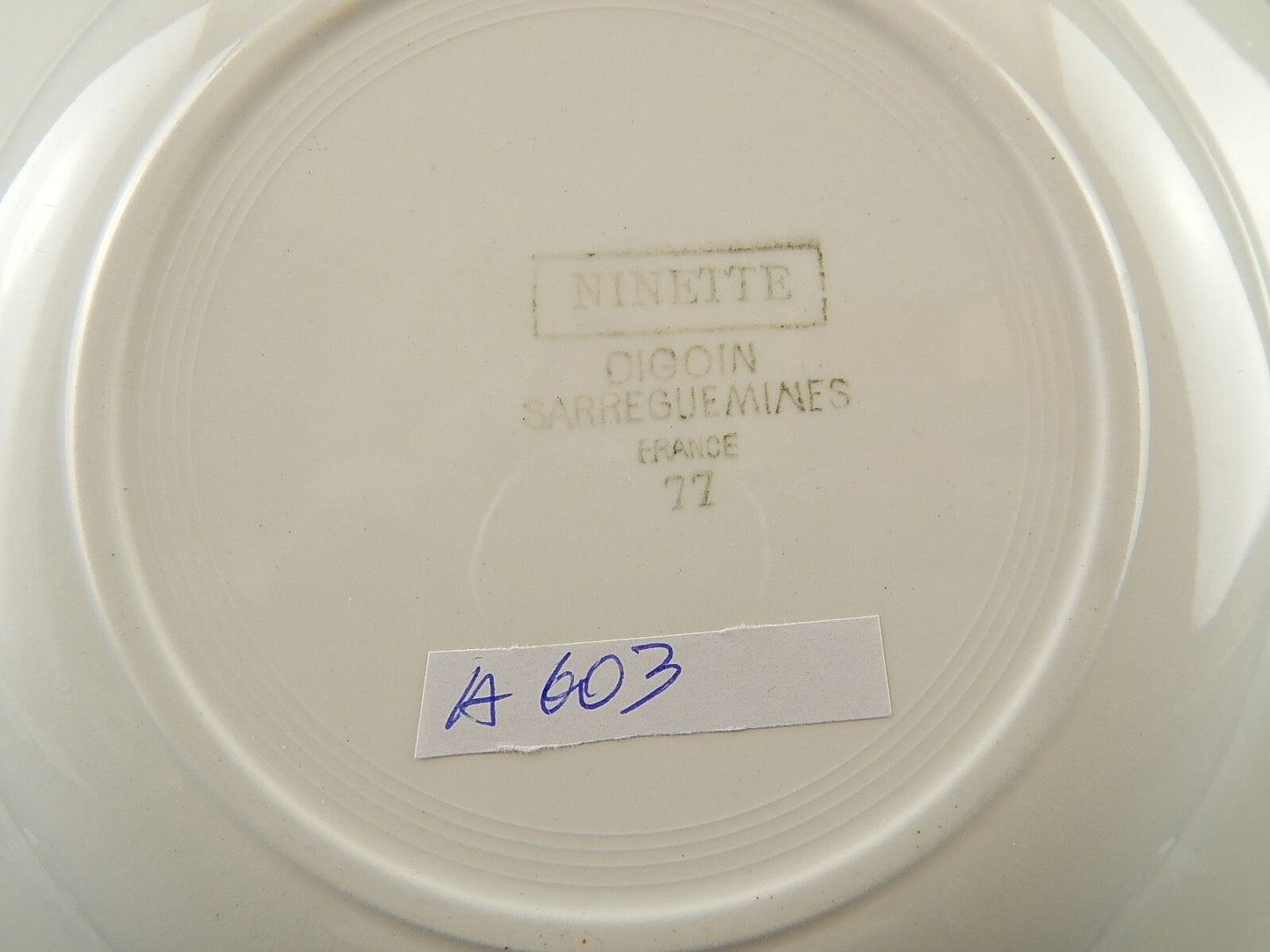 ANTICO ART DECO SERVIZIO TAVOLA PIATTI CERAMICA SARREGUEMINES DIGOIN NINETTE