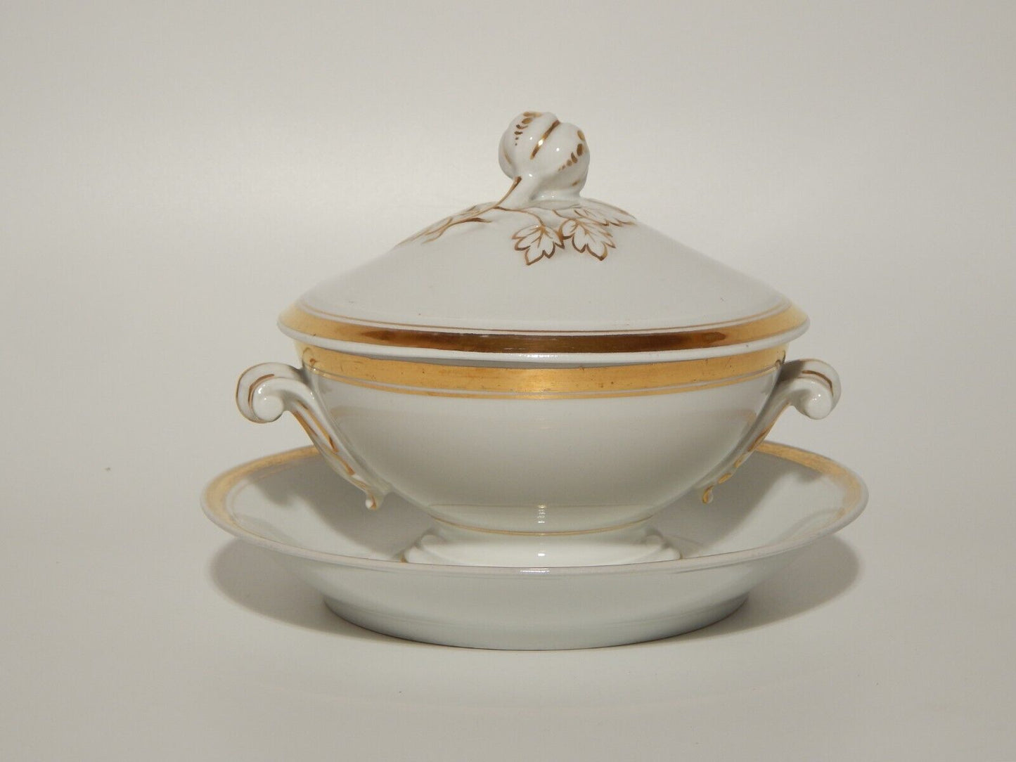 ANTICA ELEGANTE PREZIOSA TAZZA PUERPERA IMPERO PORCELLANA DI PARIGI PRIMO '800