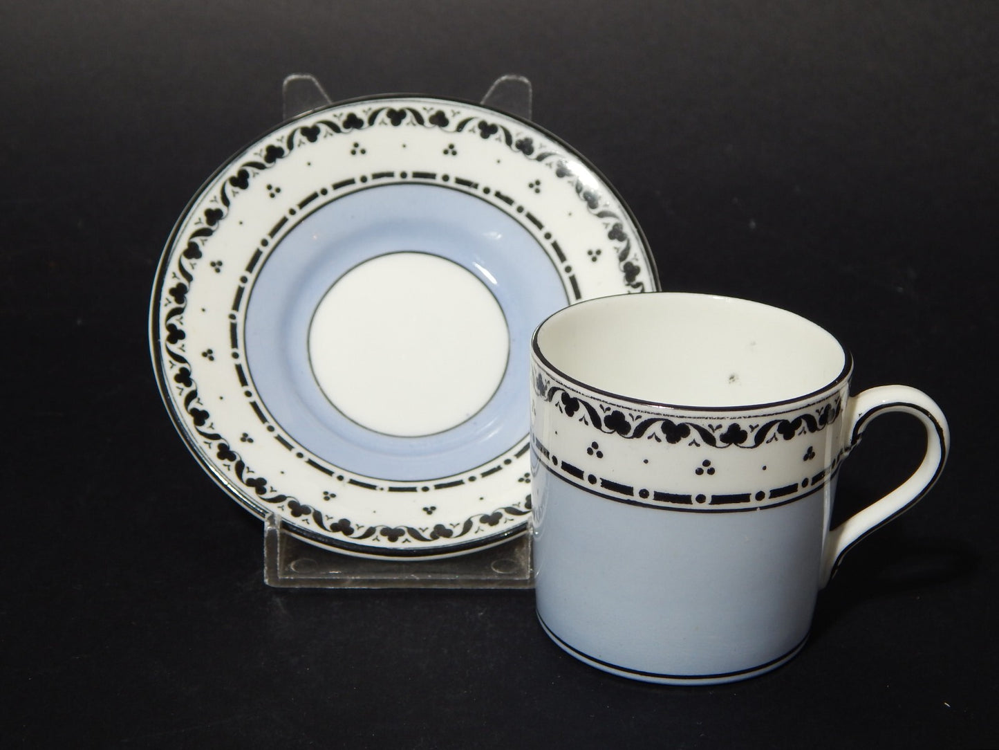 ANTICA RARA CRESCENT PERIODO EDOARDIANO TAZZINA FINE PORCELLANA INGLESE