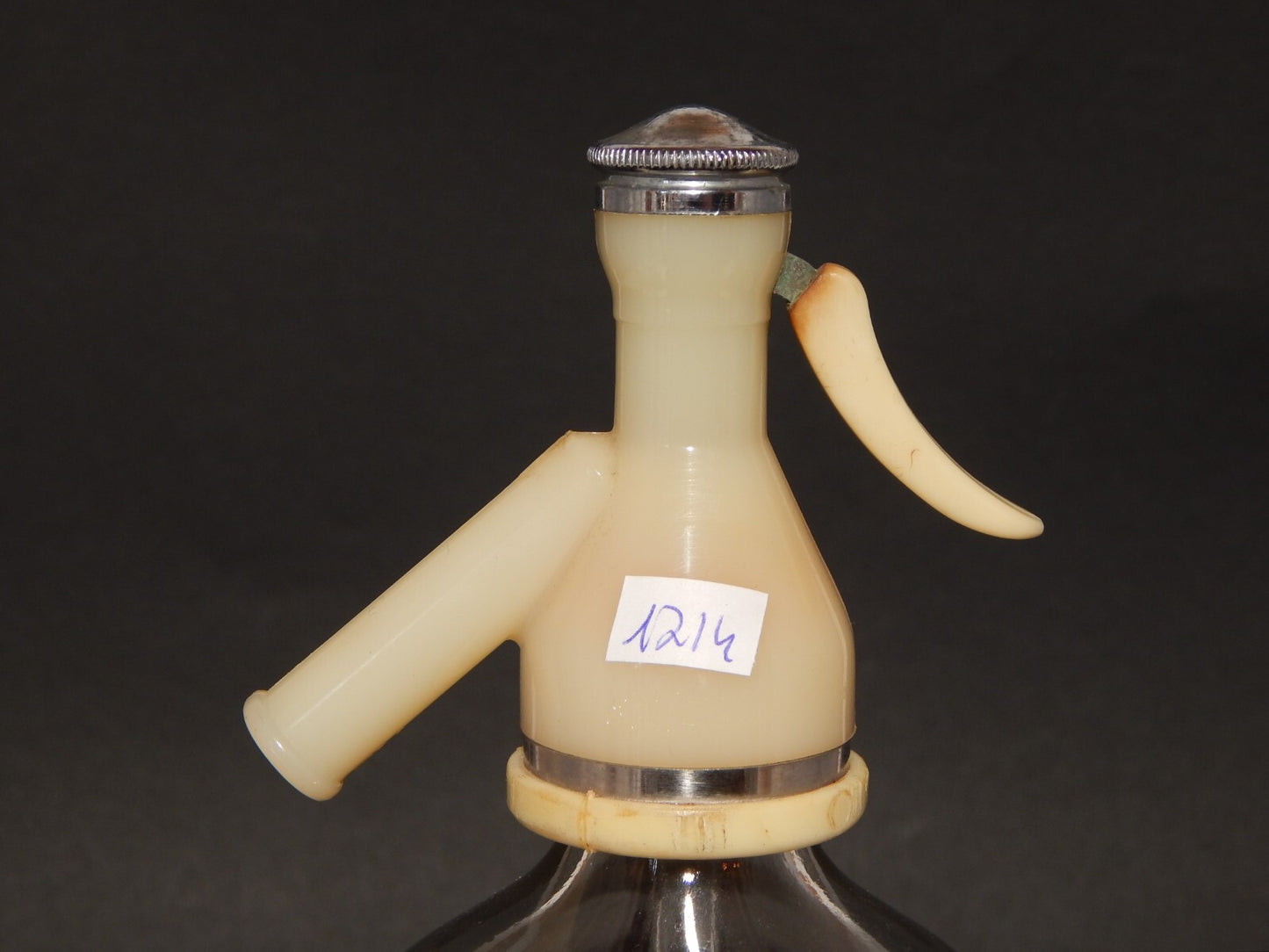 ANTICA RARA BOTTIGLIA IN VETRO SELTZ SIFONE PUBBLICITARIO SCHWEPPES