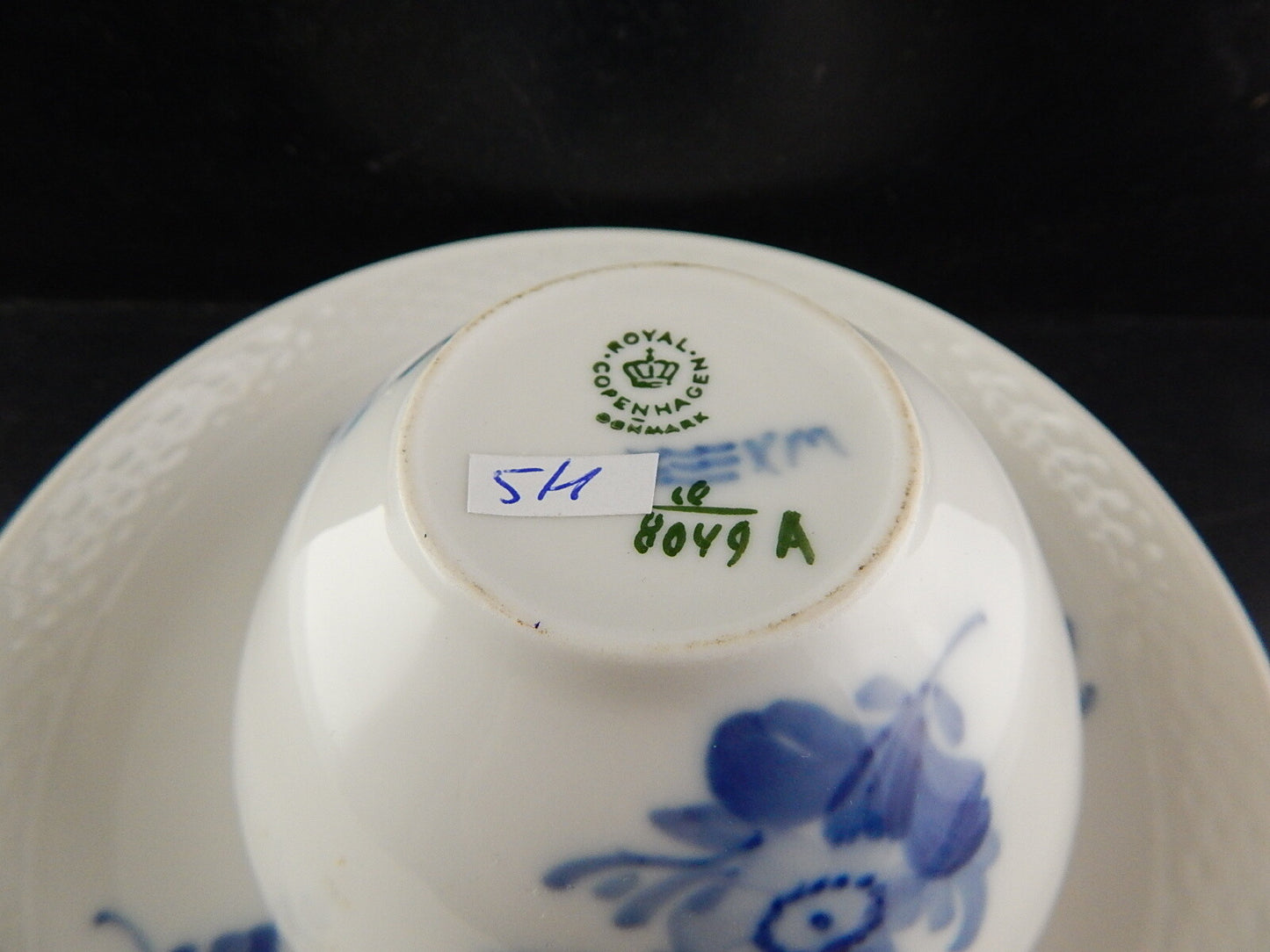 ROYAL COPENHAGEN PORCELLANA BLUE FLOWER CUP CIOTOLA SCODELLA DIPINTA MANO #1