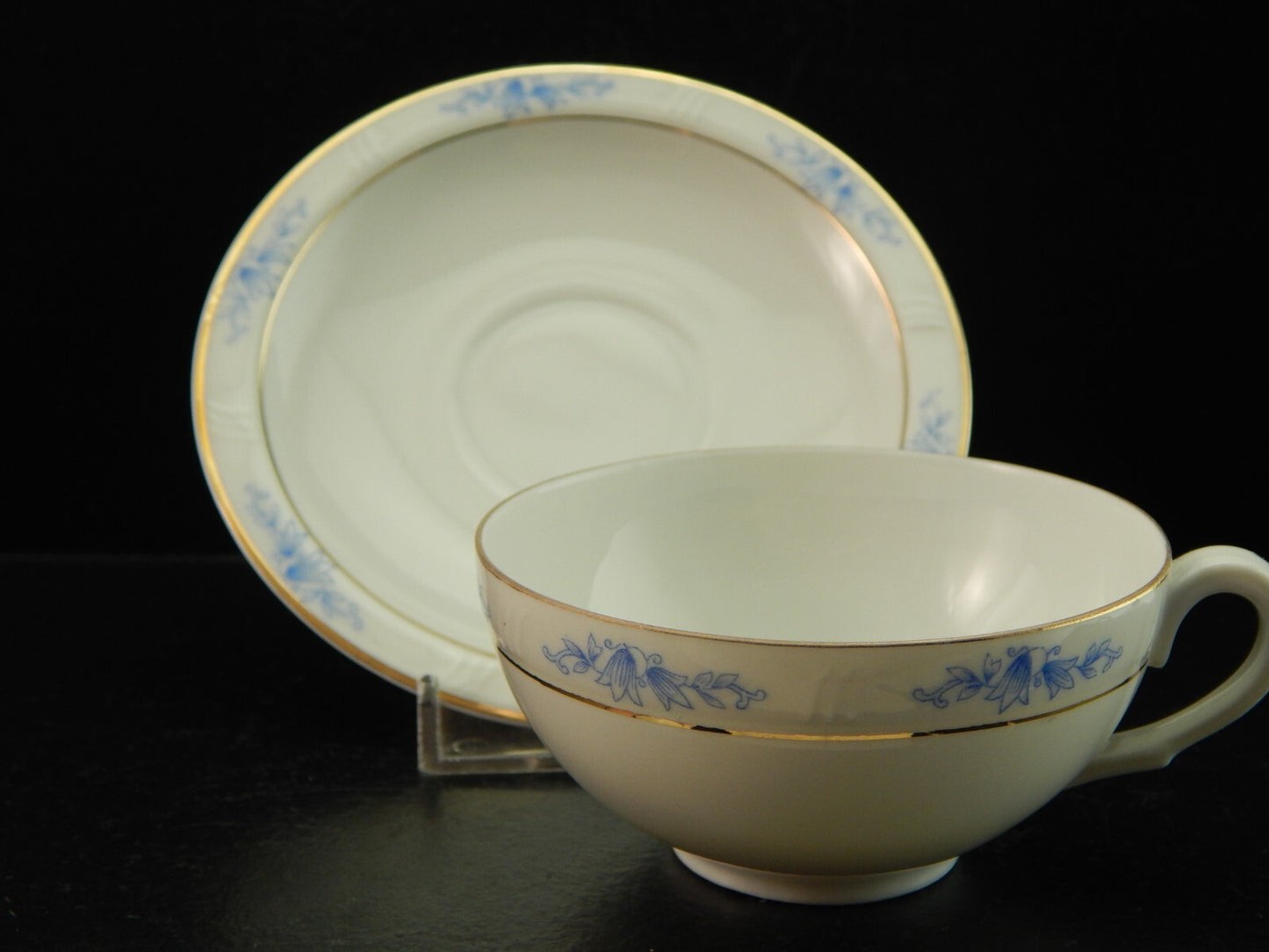 ANTICO 1945 ART DECO PREZIOSO SERVIZIO CAFFE' PORCELLANA H & C CHODAU BOHEMIA