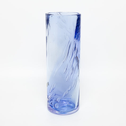 PREZIOSO VASO IN VETRO SOFFIATO DI MURANO FIRMATO DAL MAESTRO ELIO RAFFAELI