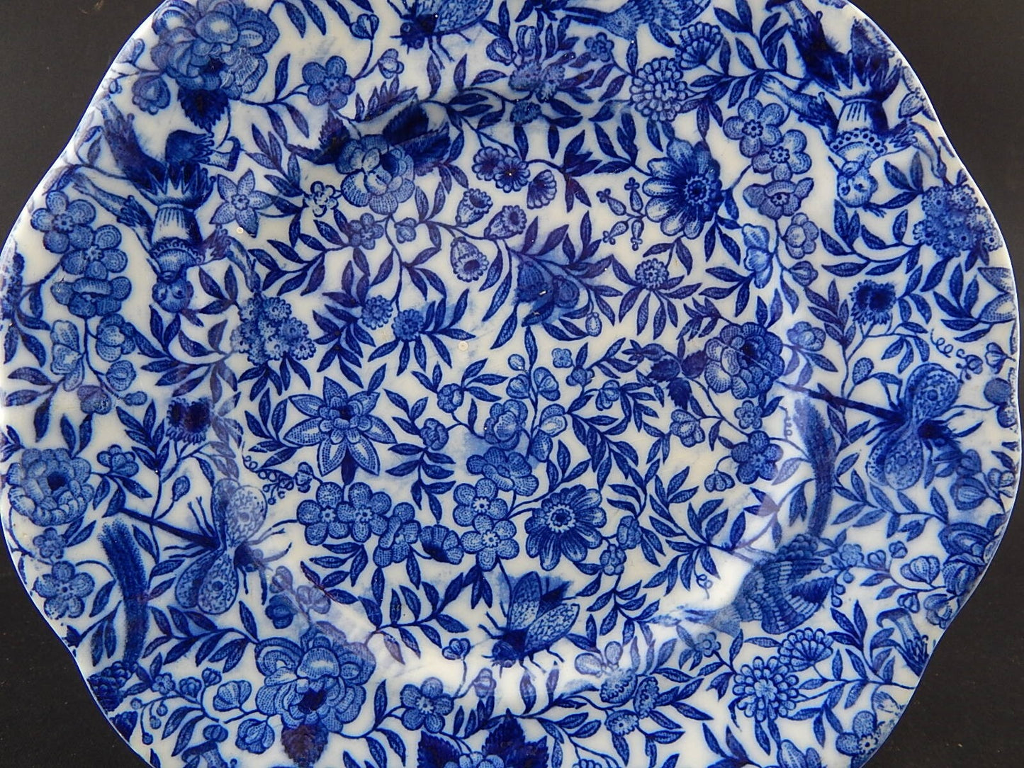 ANTICO RARO META' 800 PIATTO DECORATIVO CERAMICA EREDI IMODA TORINO STAMPA MANO