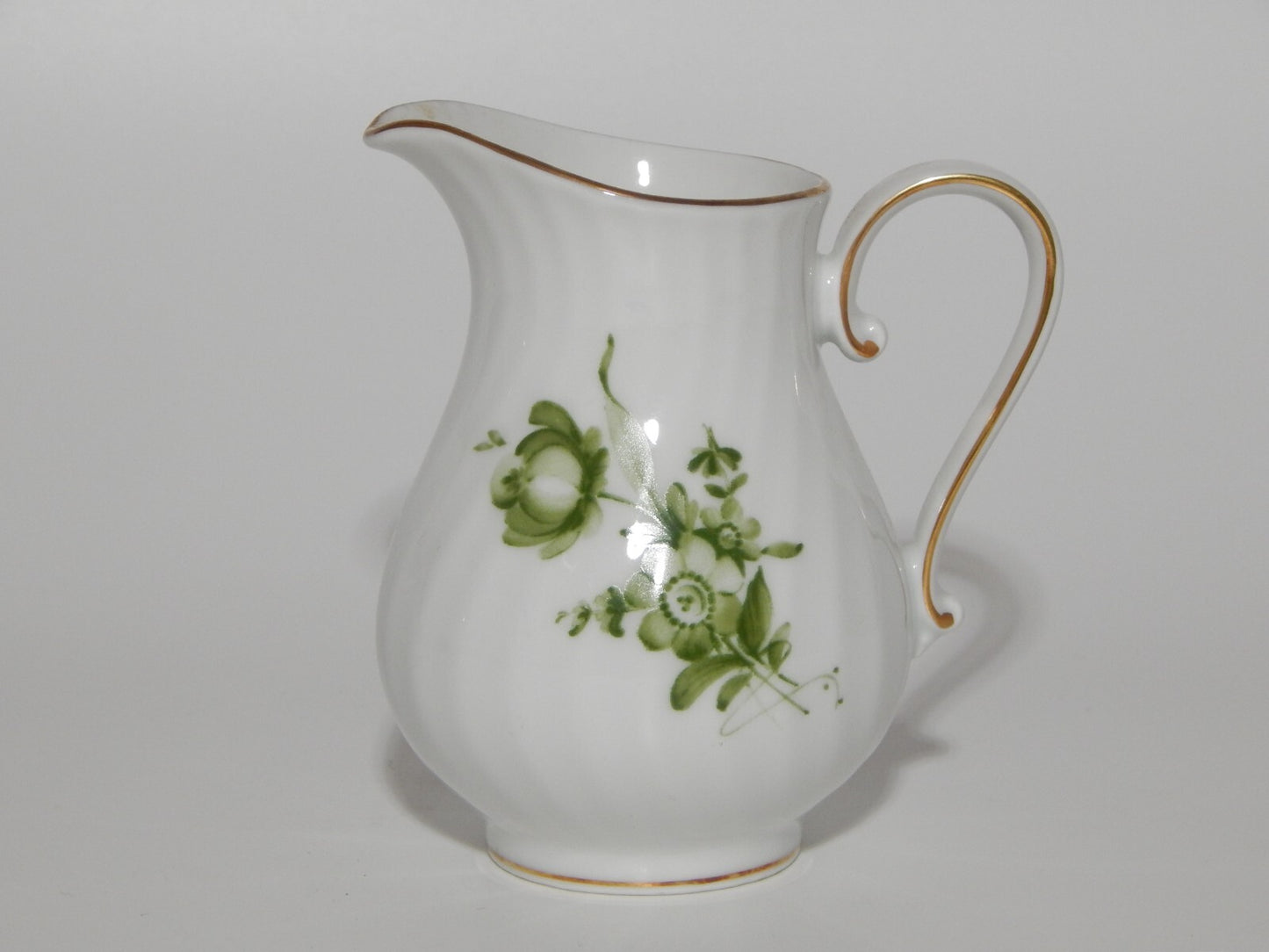 PREZIOSO VINTAGE SERVIZIO DA TE' PORCELLANA TEDESCA KAISER BOUQUET FIORI VERDE