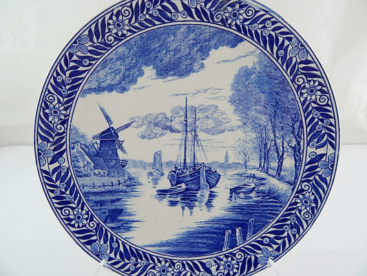 PIATTO DELFTS CERAMICA MADE FOR ROYAL SPHYNX HOLLAND BOCH FRERES LA LOUVIERE#