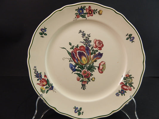 VINTAGE RARO PIATTO CERAMICA VECCHIA STRASBURGO VILLEROY&BOCH #1117