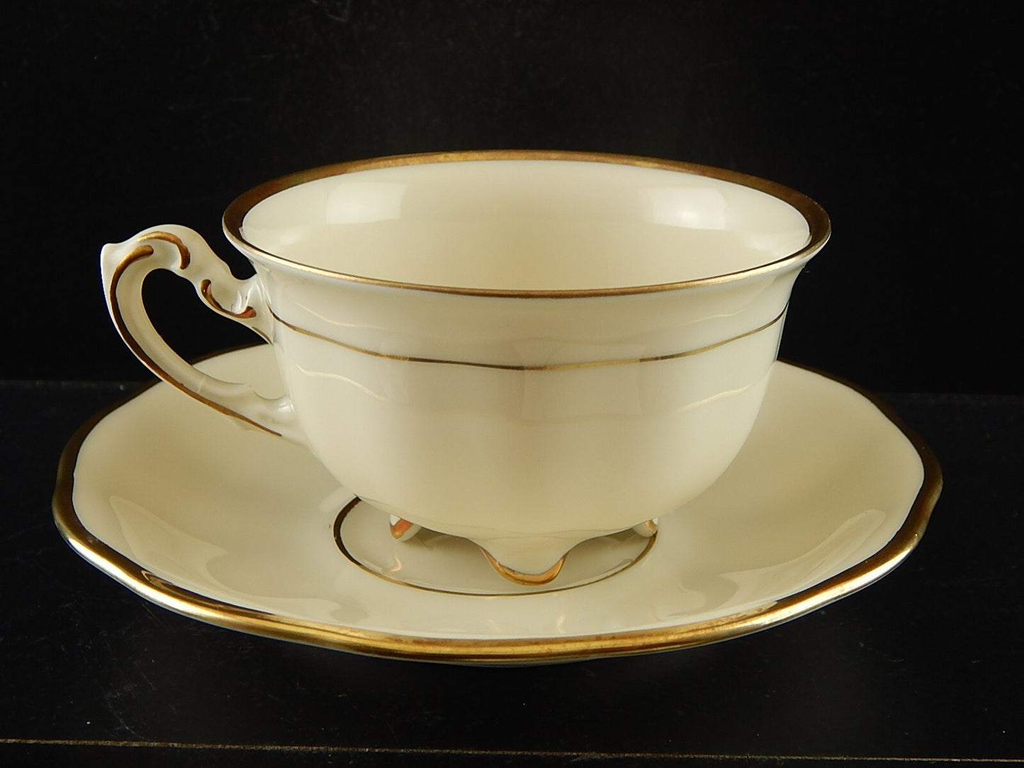 ANTICO PREZIOSA TAZZA TÈ PORCELLANA KOENIGSZELT BAVARIA MODELLO CHARLOTTE