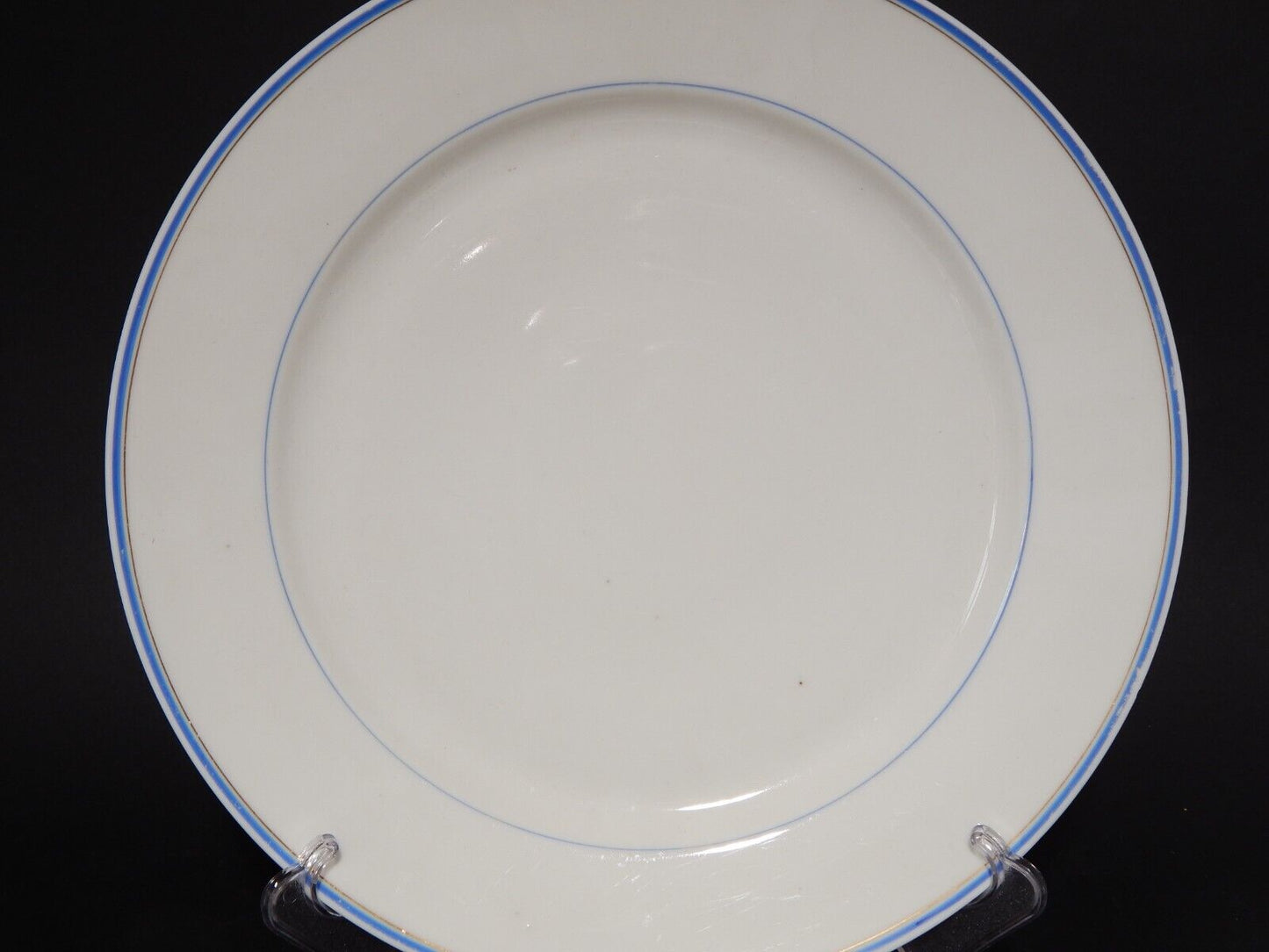 ANTICO VASSOIO PIATTO PORTATA IMPERO PORCELLANA GINORI DOCCIA XIX SECOLO