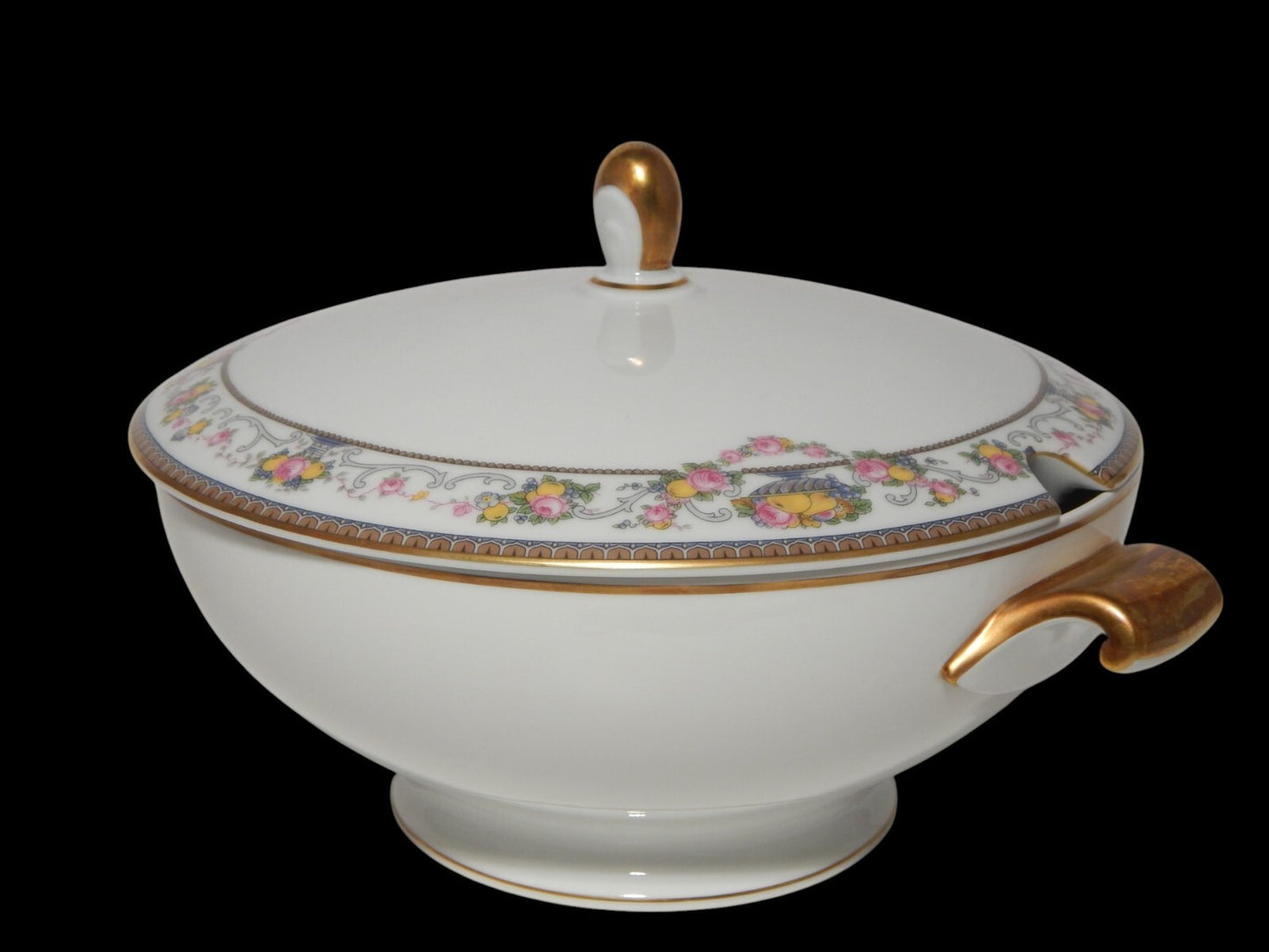 VINTAGE SERVIZIO TAVOLA PIATTI PORCELLANA ROSENTHAL CLASSIC ROSE GRECA FRUTTI