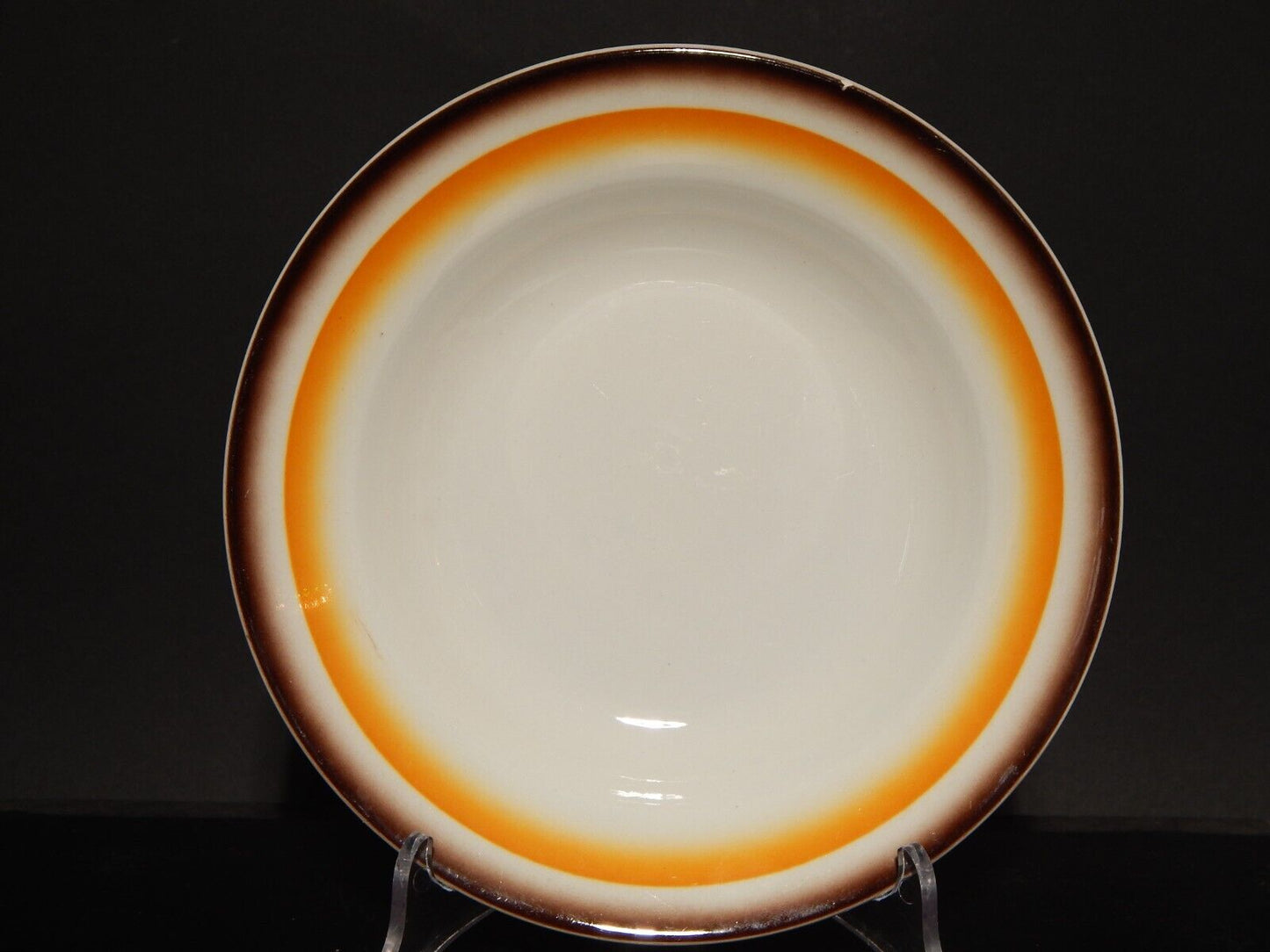ART DECO FUTURISTA PIATTO FONDO CERAMICA GALVANI PORDENONE SIMONETTO