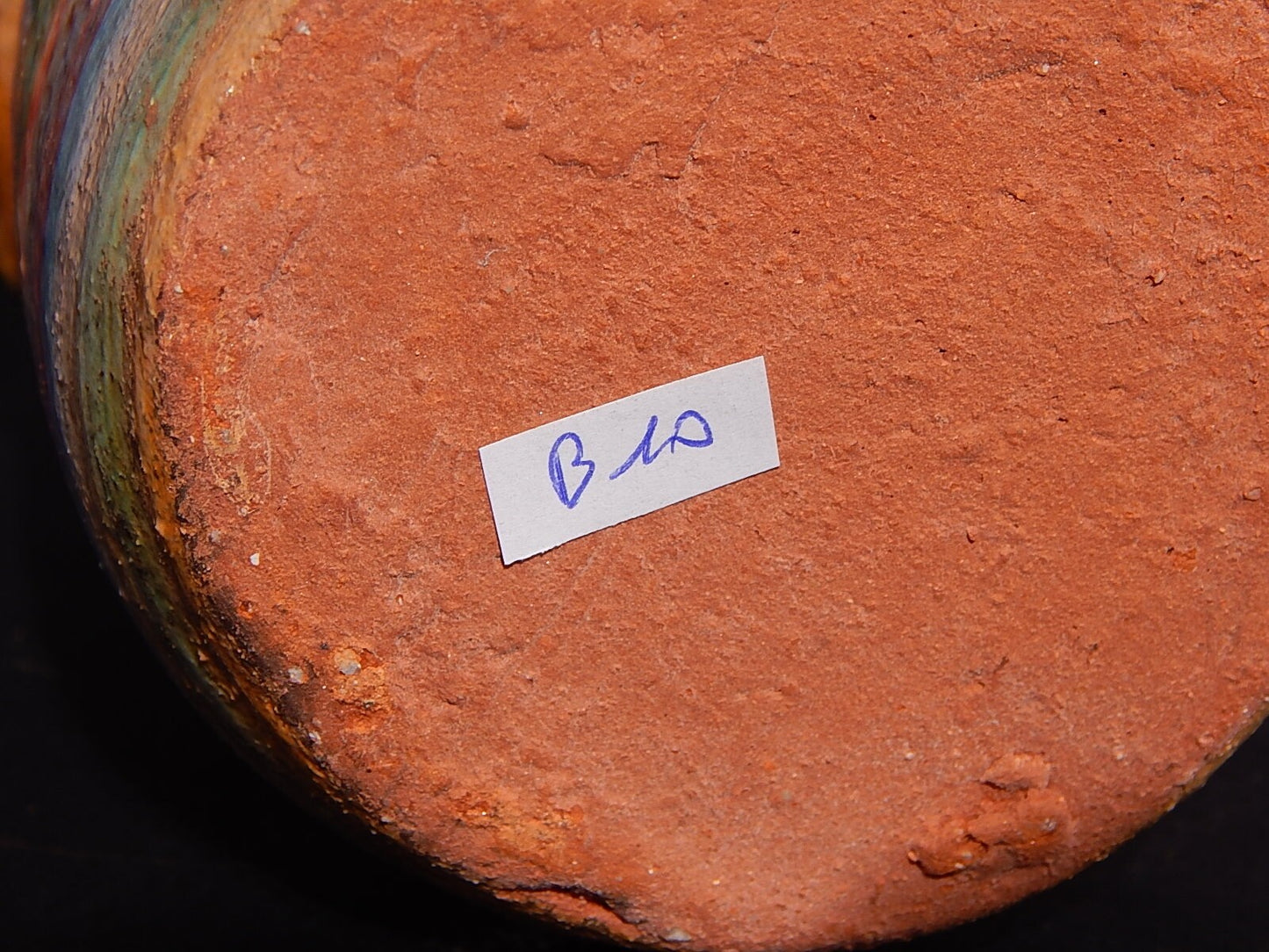 VASO URNA ALBARELLO TERRACOTTA CERAMICA CASTELLAMONTE ITALY PEZZO UNICO A MANO
