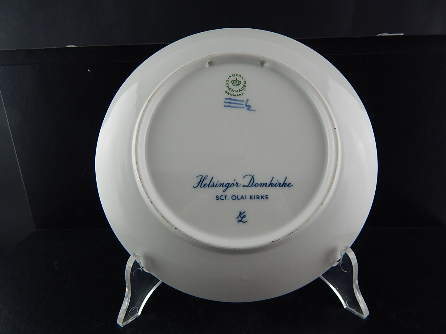 ROYAL COPENHAGEN PIATTO PORCELLANA HELSINGOR DOMKIRKE CATTEDRALE DI HELSINGOR