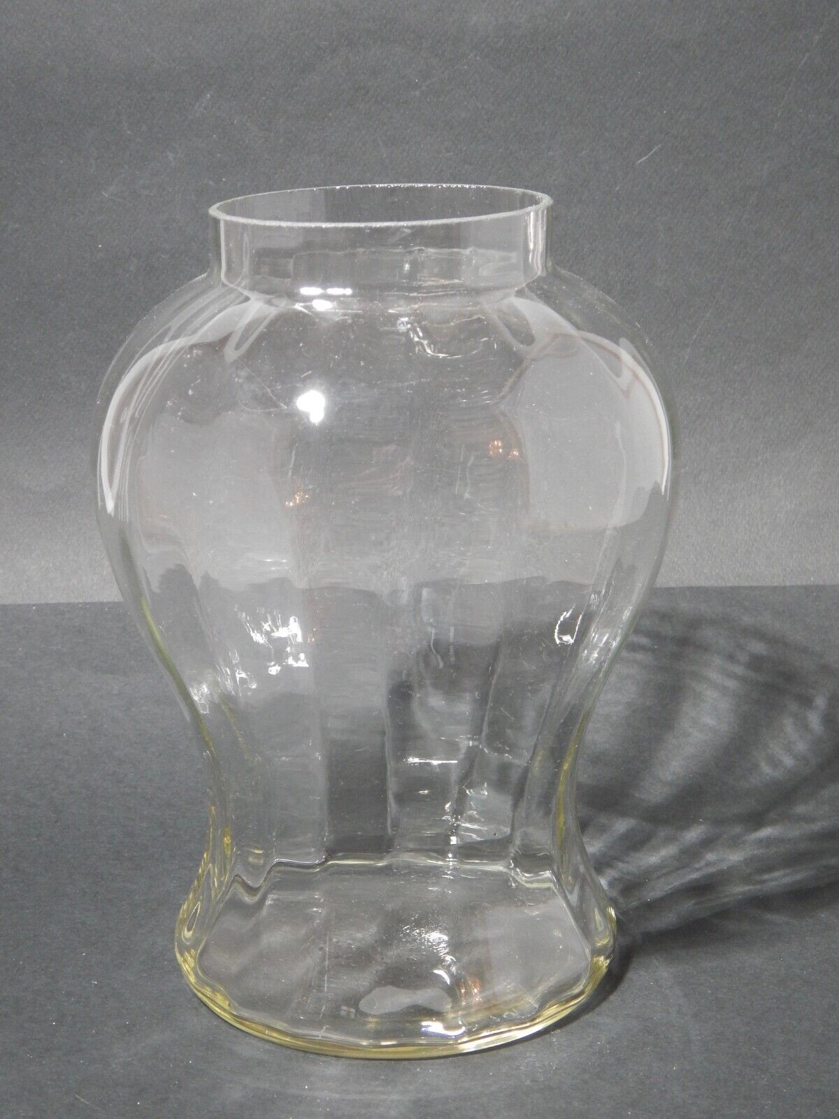 ANTICO VASO E COPERCHIO ALBARELLO VETRO SOFFIATO ALTARE PASTICCERIA DROGHERIA