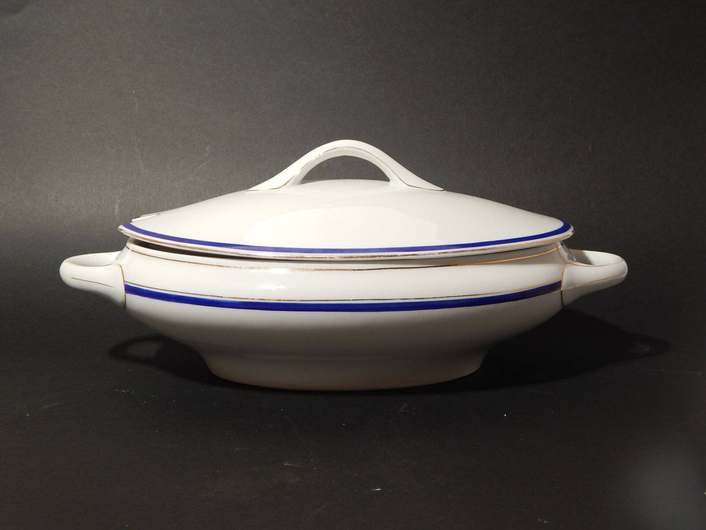 ANTICA PRIMO 900 ZUPPIERA LEGUMIERA STILE IMPERO PORCELLANA KPM GERMANY