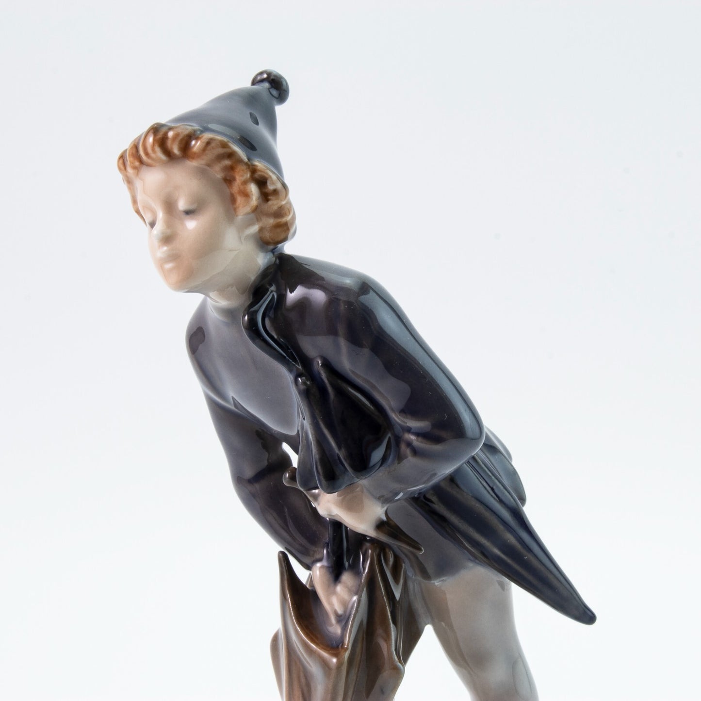 STATUINA PORCELLANA ROYAL COPENHAGEN "The Sandman" COD 1129 CM 17.5x7.5x6.5