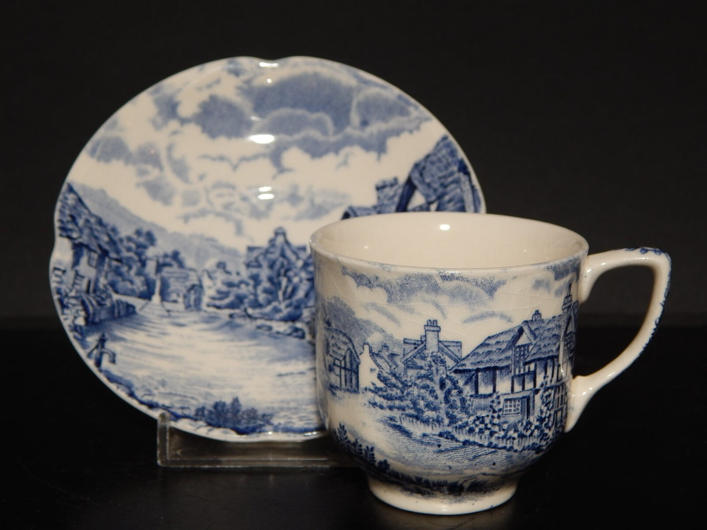 ANTICA TAZZINA CAFFE' SEMI PORCELLANA JOHNSON BROS OLDE ENGLISH COUNTRYSIDE 1354