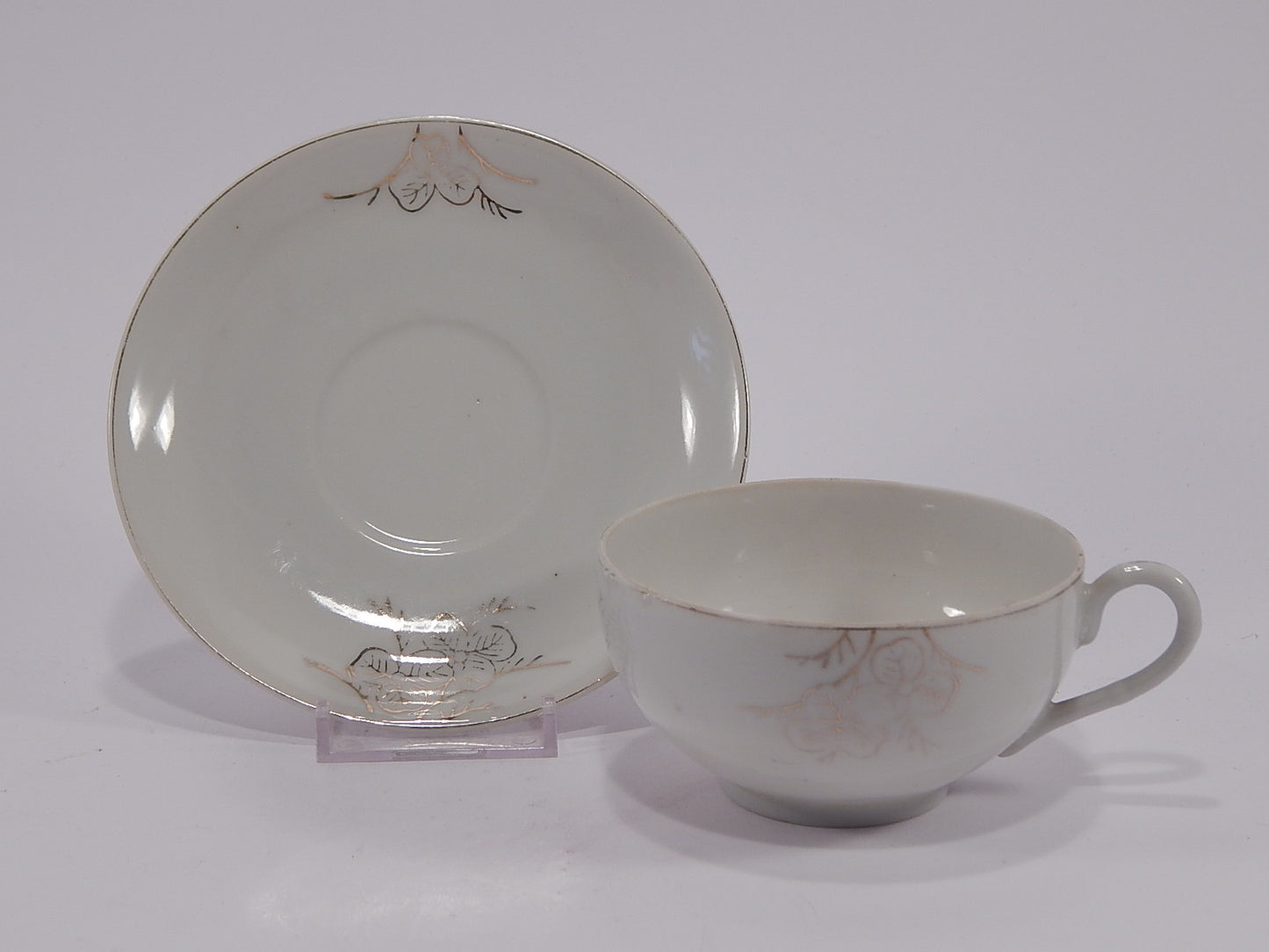 ANTICA TAZZA E PIATTINO PORCELLANA ORIENTALE OLD CHINESE PORCELAIN CUP+SAUCER