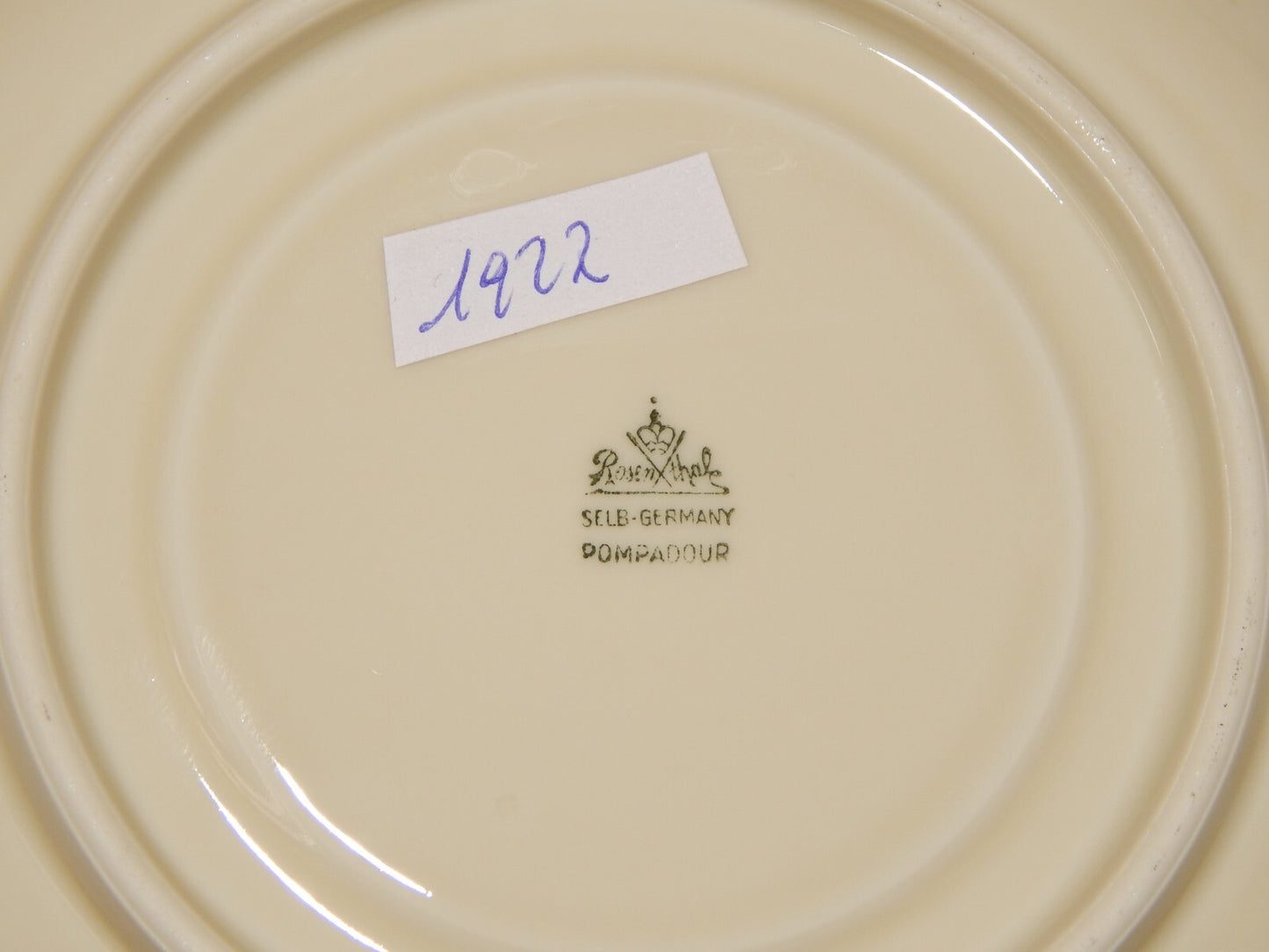 PREZIOSA ROCAILLE ANTICA TAZZA BRODO CONSOMME' PORCELLANA ROSENTHAL POMPADOUR #