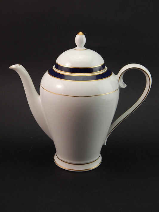 ANTICA PREZIOSA CAFFETTIERA PORCELLANA WINTERLING BAVARIA IMPERIAL BLUE