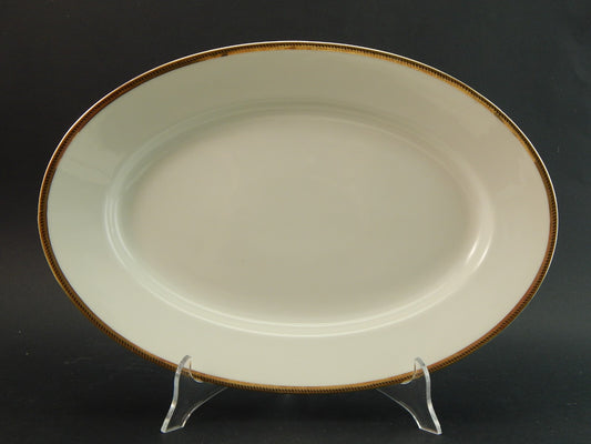 ANTICO PREZIOSO VASSOIO OVALE IMPERO PORCELLANA RICHARD GINORI DOCCIA DEL 1939