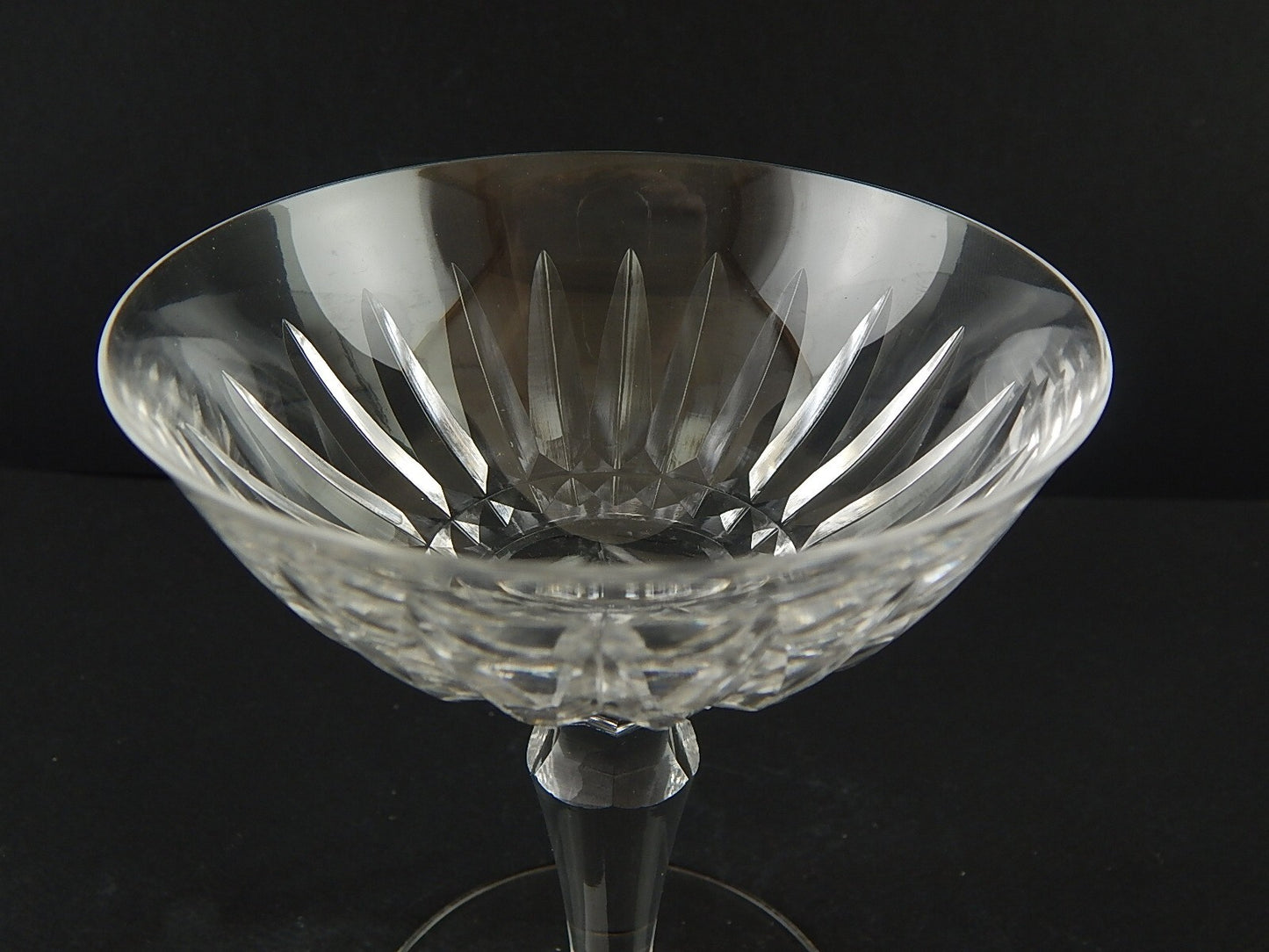 ANTICO BICCHIERE CALICE COPPA CHAMPAGNE CRISTALLO MOLATO SAINT LOUIS