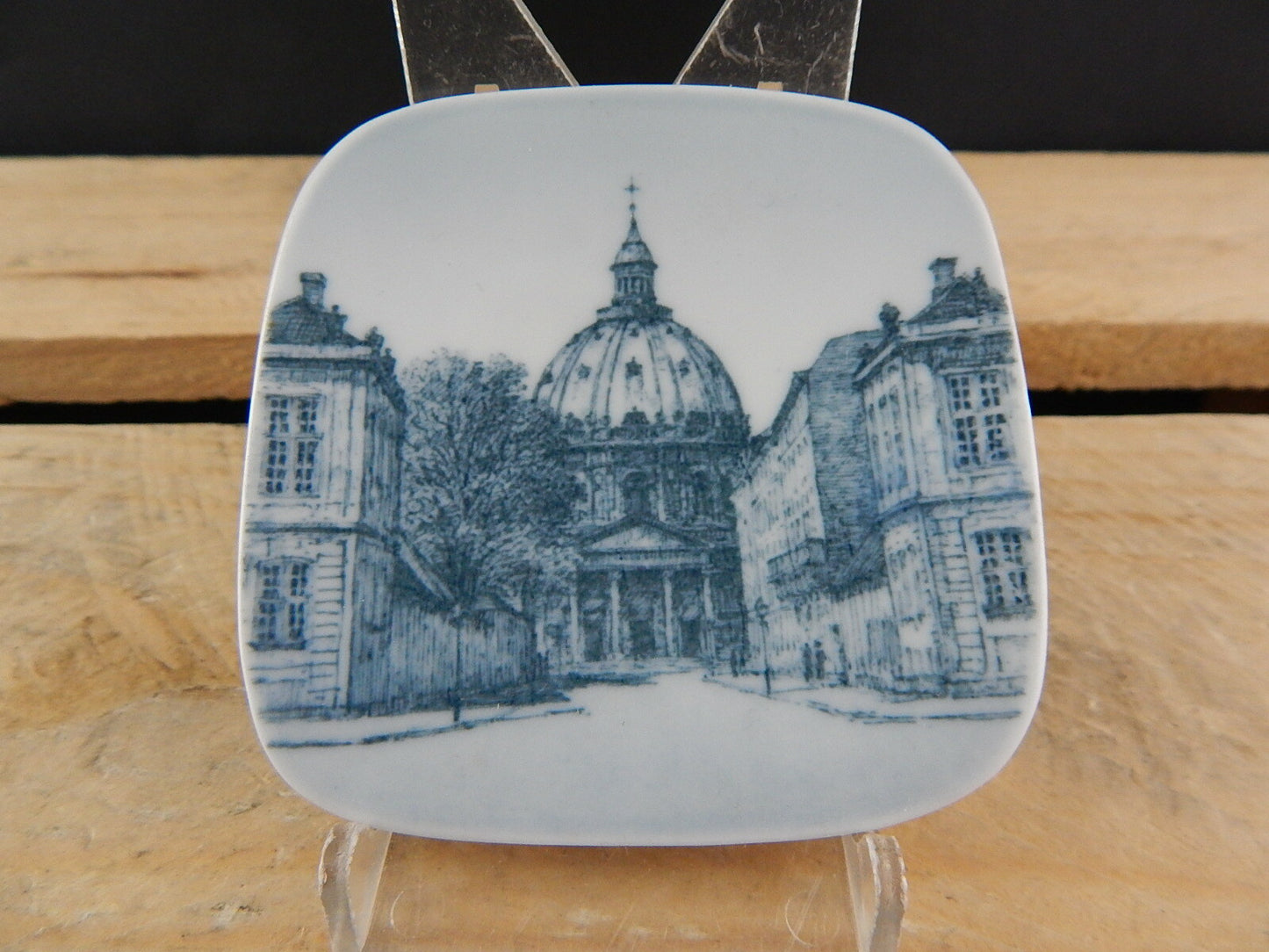 ROYAL COPENHAGEN BING&GRONDAHL PLAQUETTE PIATTINO PORCELLANA MARMORKIRKEN