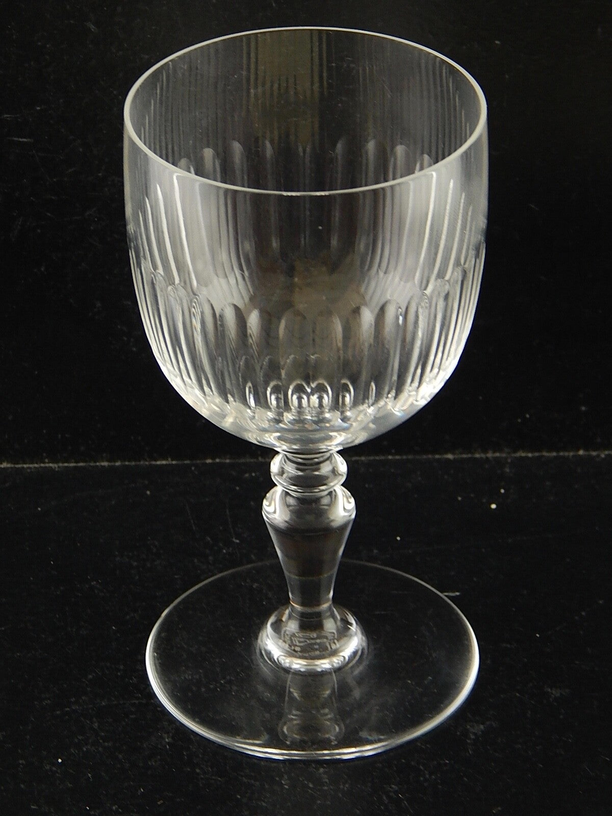 ANTICO CRISTALLERIA MARCHIO BACCARAT CALICE ACQUA CRISTALLO RINASCIMENTO