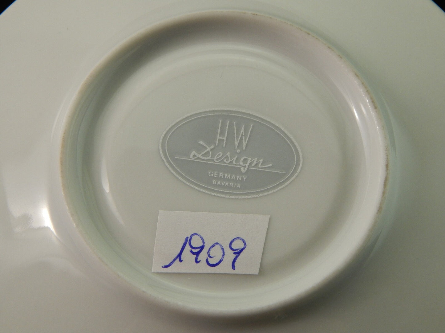 VINTAGE SERVIZIO 6 TAZZINE CAFFÈ PORCELLANA H W DESIGN BAVARIA STILE ART DECO