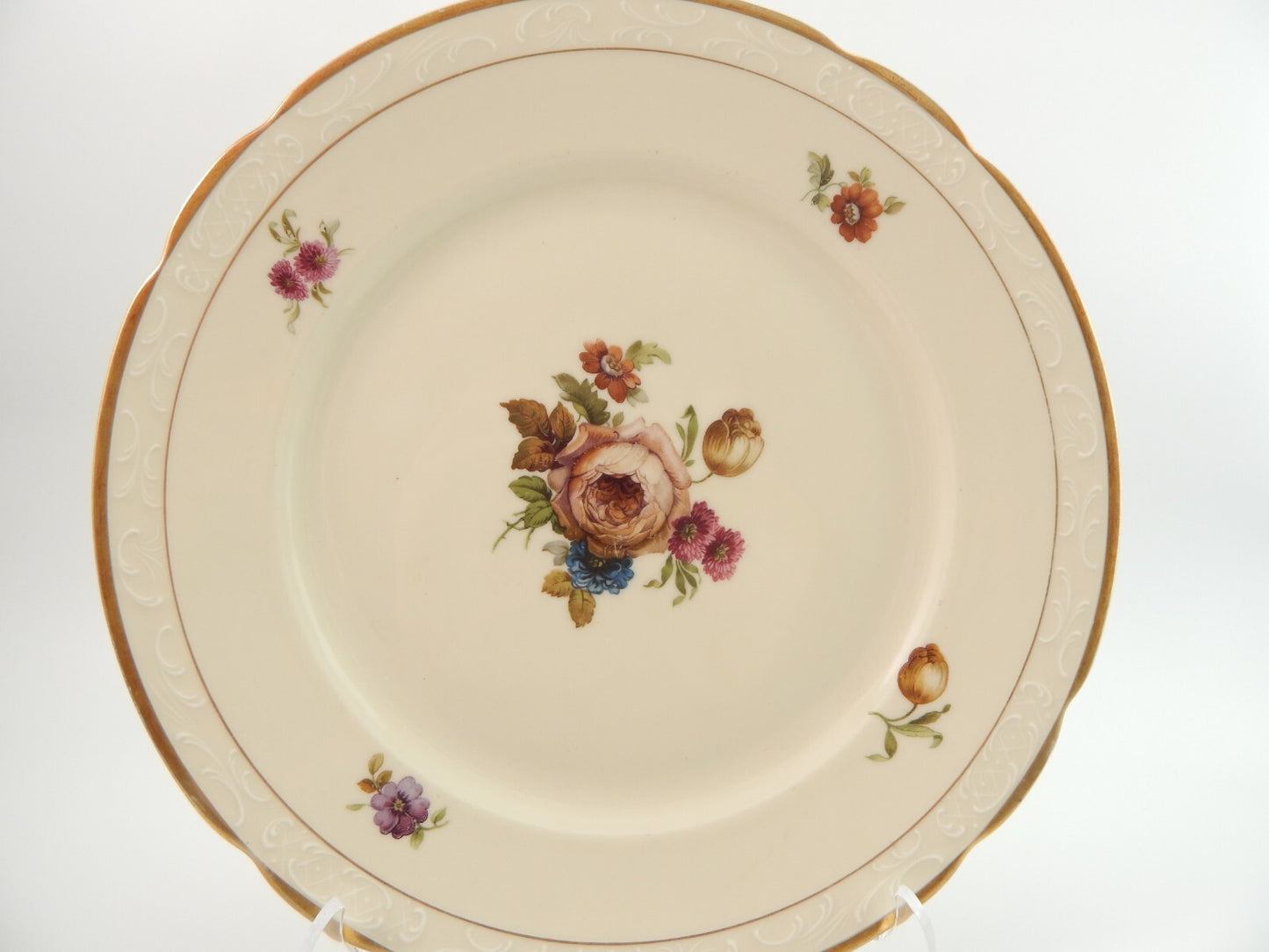 ANTICO KPM COPENHAGEN ROCAILLE SERVIZIO DA TAVOLA 18 PIATTI PORCELLANA DEL 1924