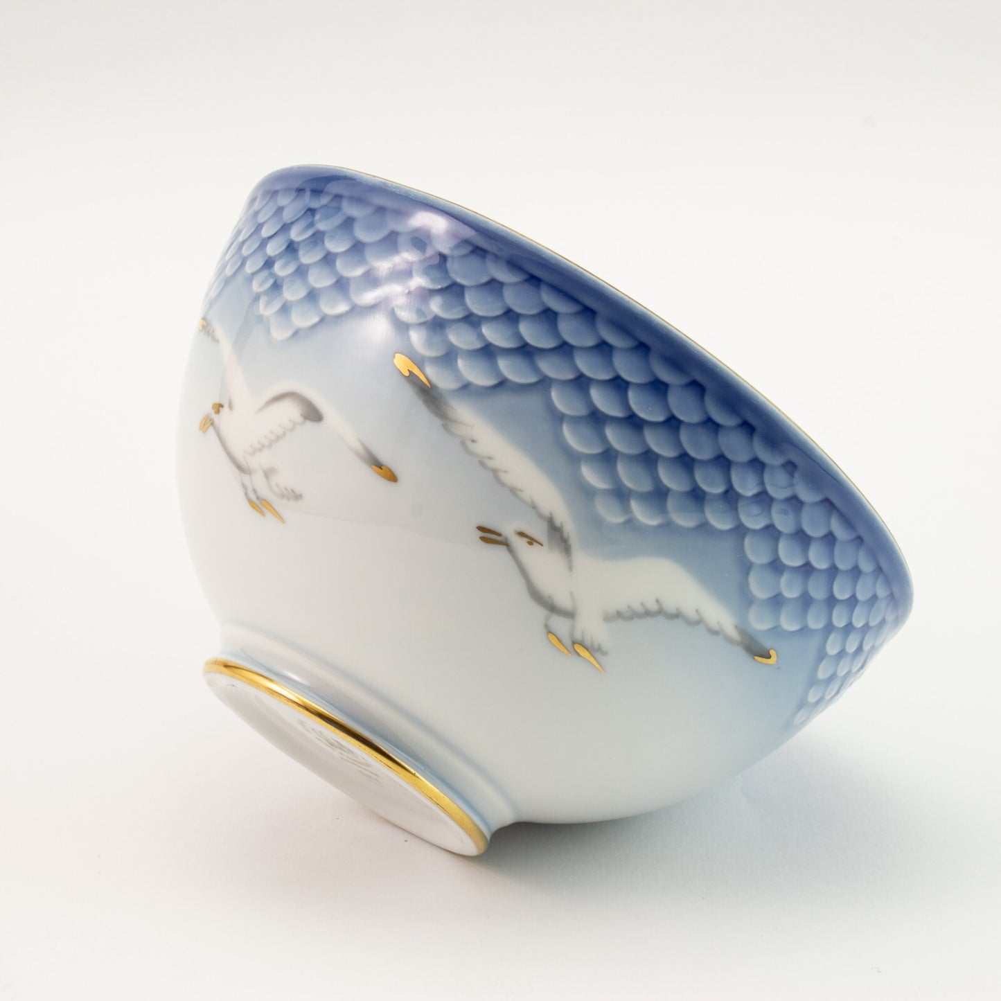 SCODELLA PORCELLANA E ORO ZECCHINO GABBIANI ROYAL COPENHAGEN BING&GRONDAHL 571