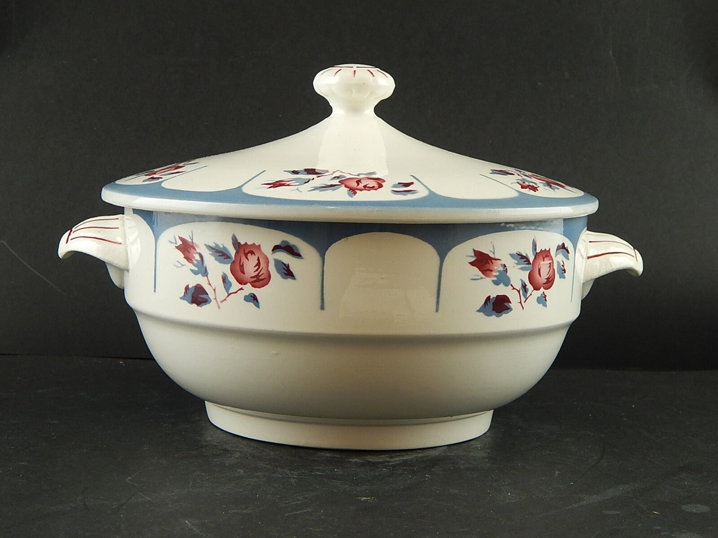 ANTICO ART DECO SERVIZIO TAVOLA PIATTI CERAMICA SARREGUEMINES DIGOIN NINETTE