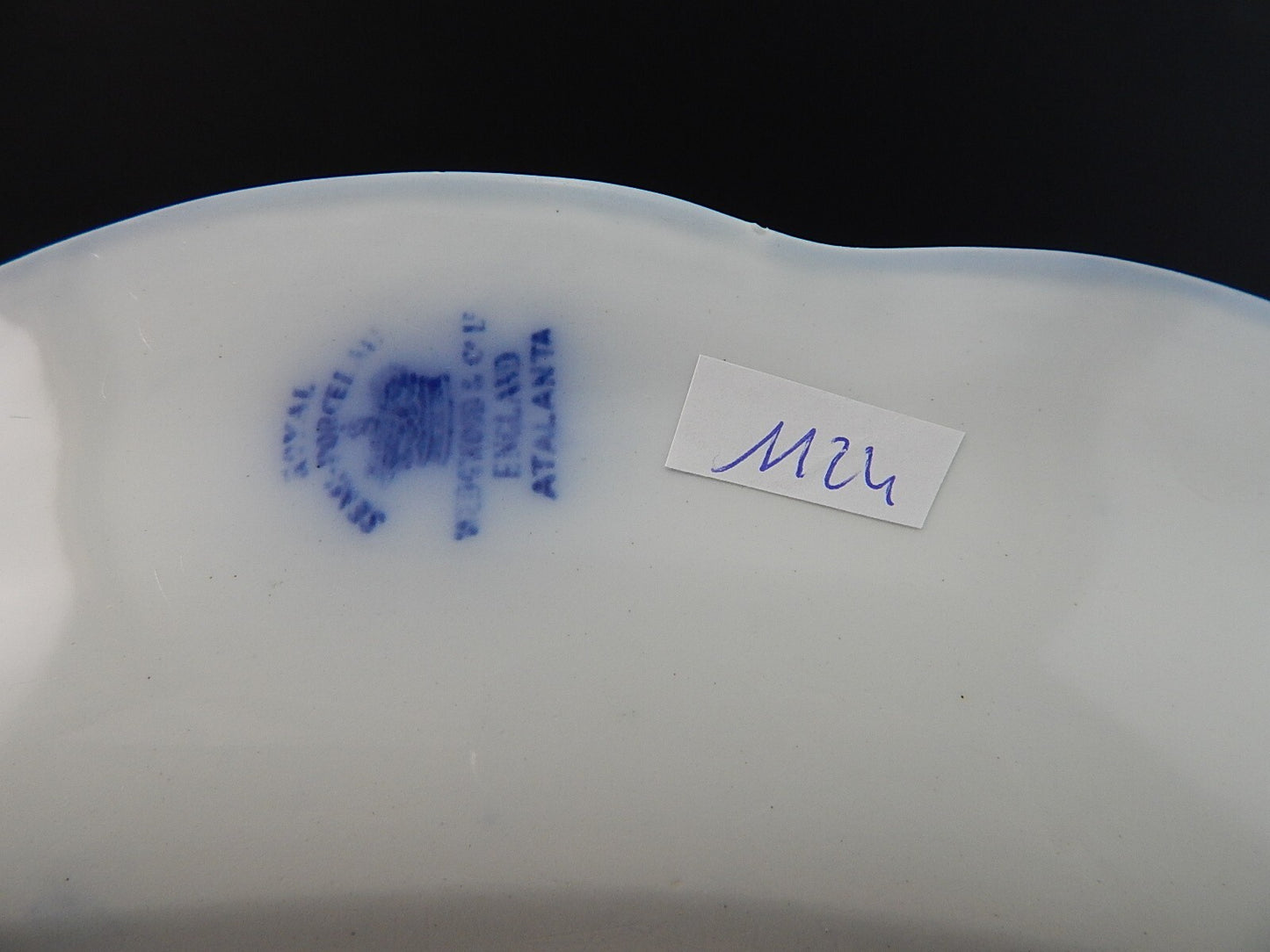 WEDGWOOD&CO ATALANTA ANTICO PREZIOSO GRANDE VASSOIO SEMI-PORCELLANA DEL 1906