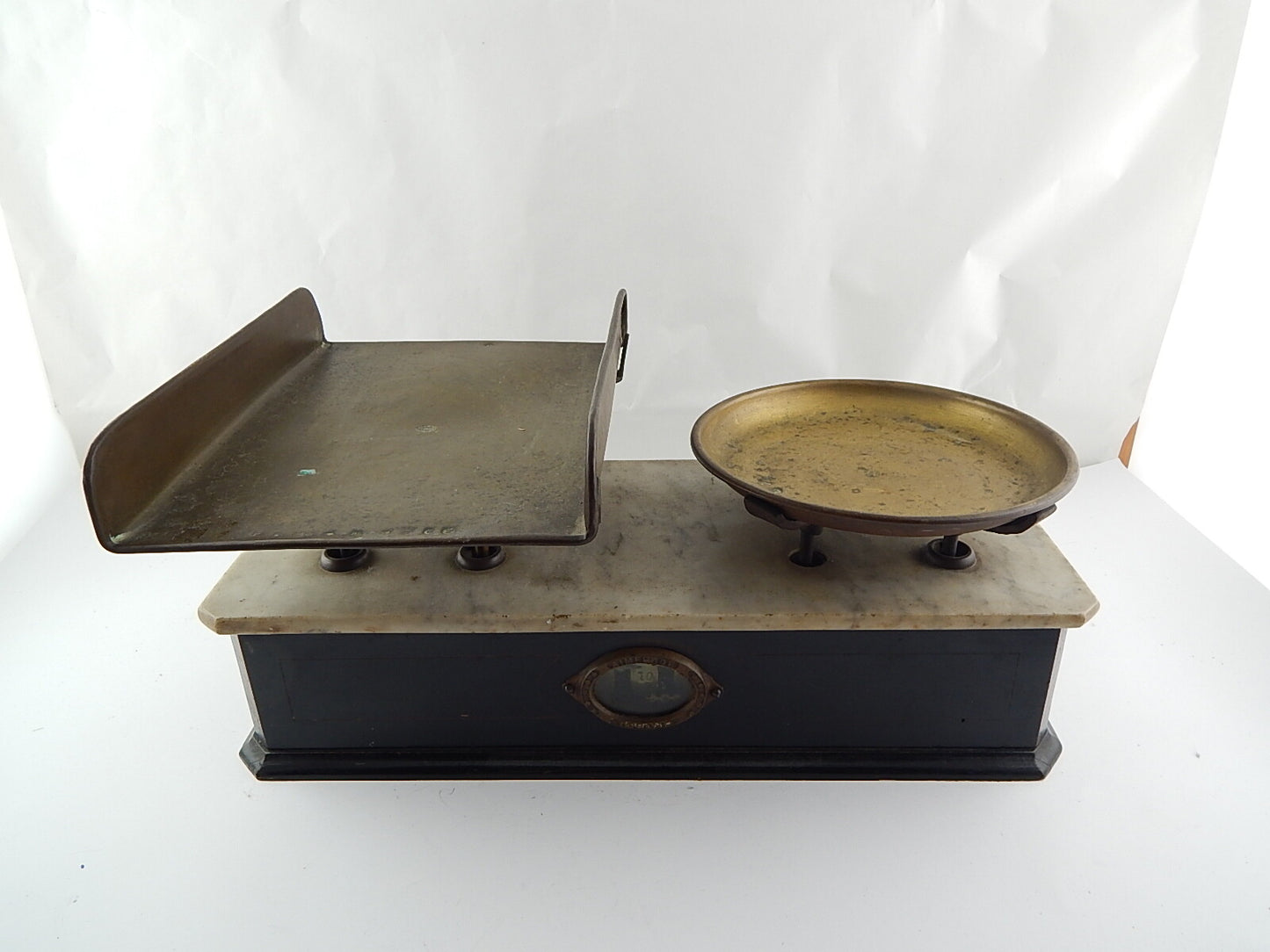 ANTICA RARA BILANCIA PARIGINA INIZI '900 PUNZONI REGNO ITALIA F. ALMERITO TORINO