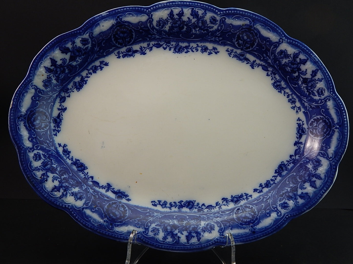 WEDGWOOD&CO ATALANTA ANTICO RARO GRANDE VASSOIO SEMI-PORCELLANA DEL 1906