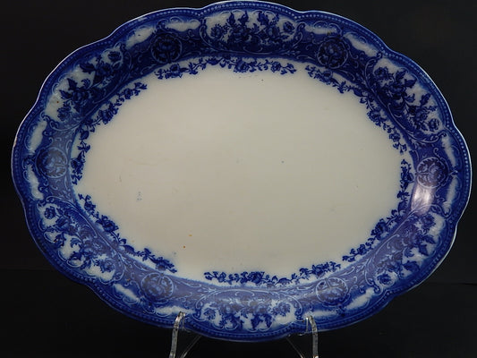WEDGWOOD&CO ATALANTA ANTICO RARO GRANDE VASSOIO SEMI-PORCELLANA DEL 1906